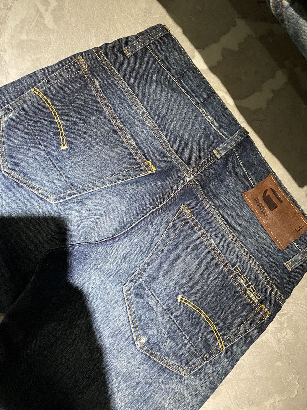 G-Star Raw Avant Garde Washed Relaxed Slim Fit Jean / Vibe 00s Size US 30 / EU 46 - 7 Thumbnail