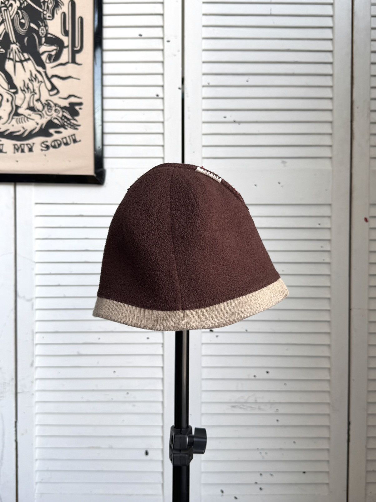 O'Neill Vintage O’Neill Burberry Style Plaid Knit Beanie Hat Ski Y2K Size ONE SIZE - 10 Thumbnail
