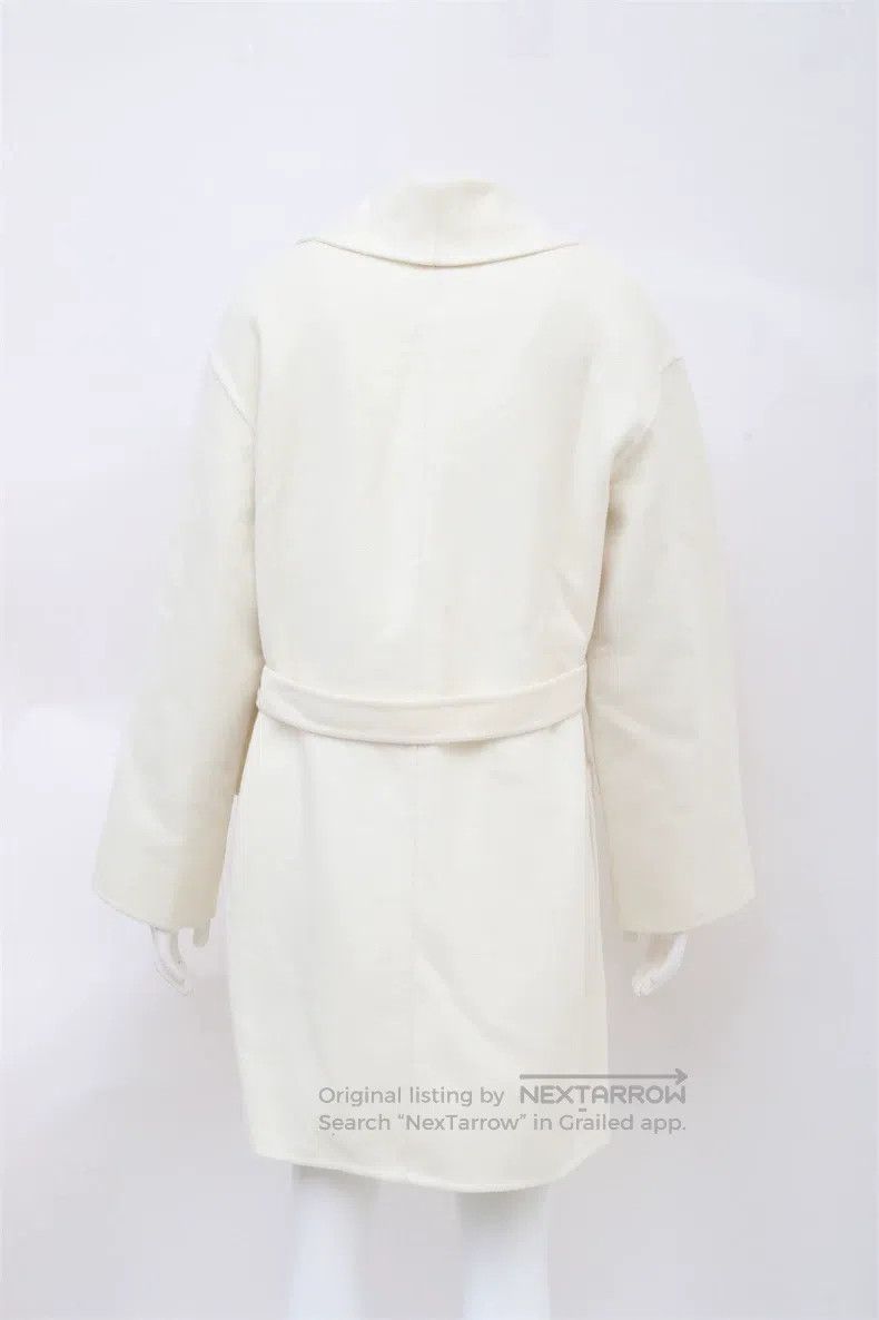 Hermes Hermes White Goat Cashmere Overcoat Size XS / US 0-2 / IT 36-38 - 7 Thumbnail