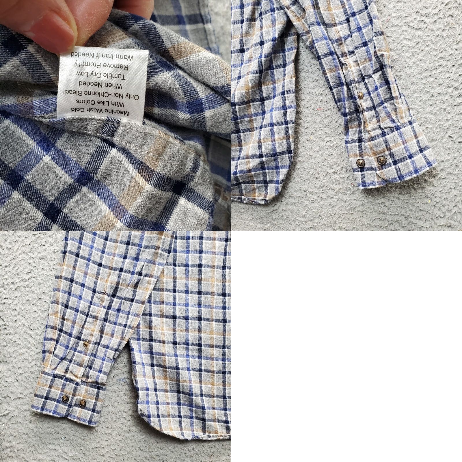 Jos. A. Bank Jos. A. Bank Button-Down Shirt Mens L Multi Plaid Flannel Tailored Fit Collared Size US L / EU 52-54 / 3 - 8 Thumbnail