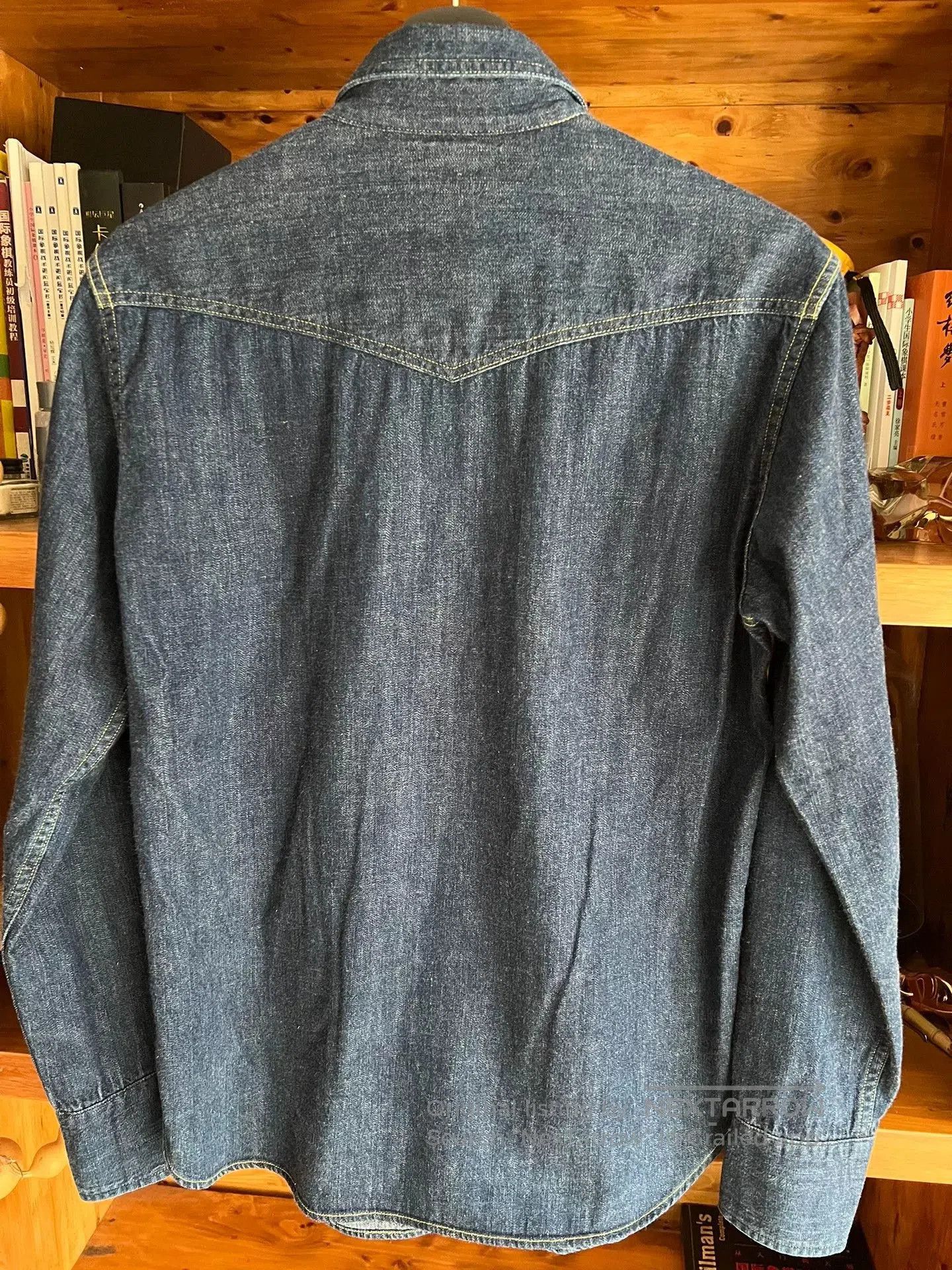 Japanese Brand classic denim western shirt by freewheelers. Size US L / EU 52-54 / 3 - 7 Thumbnail