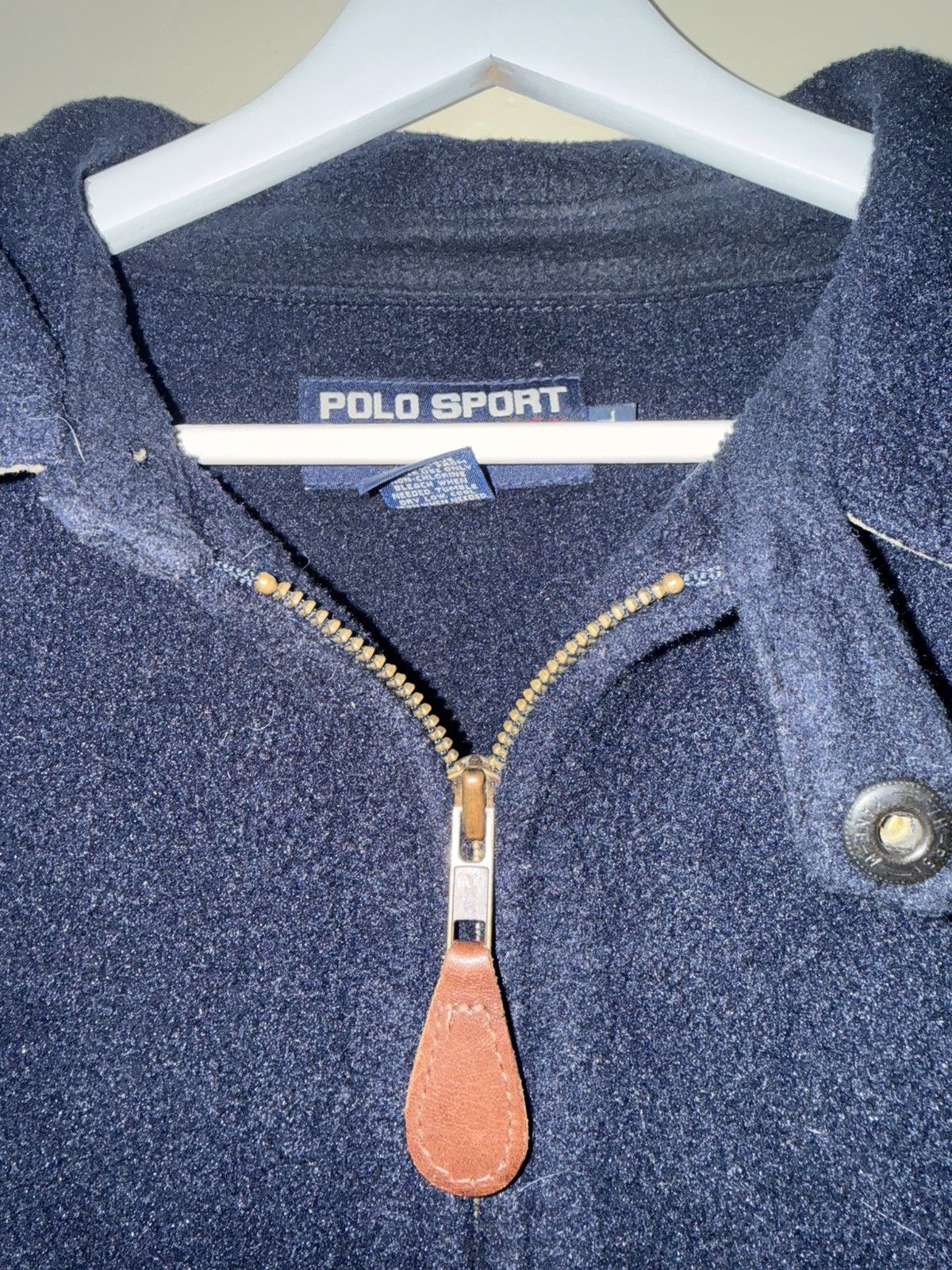 Polo Ralph Lauren Vintage Polo Sport Full Zip (Dark Blue) Size US XL / EU 56 / 4 - 2 Thumbnail