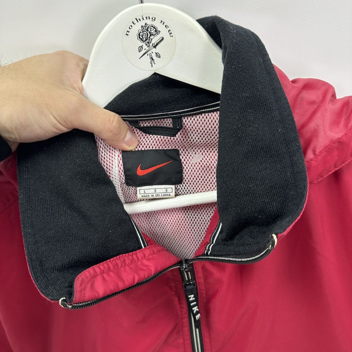 Vintage Vintage 90s Nike Windbreaker Anorak Embroidered logo y2k og Size US L / EU 52-54 / 3 - 10 Thumbnail