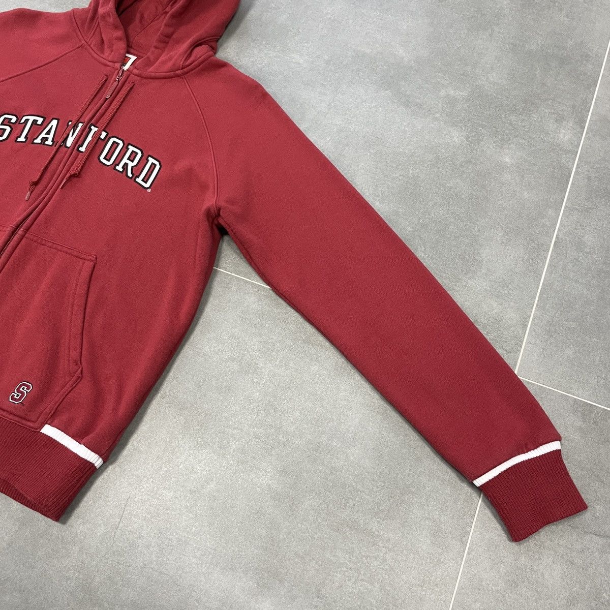 Nike × Vintage Vintage Nike Team Stanford Women Zip Hoodie Size M (8-10) Size M / US 6-8 / IT 42-44 - 7 Thumbnail