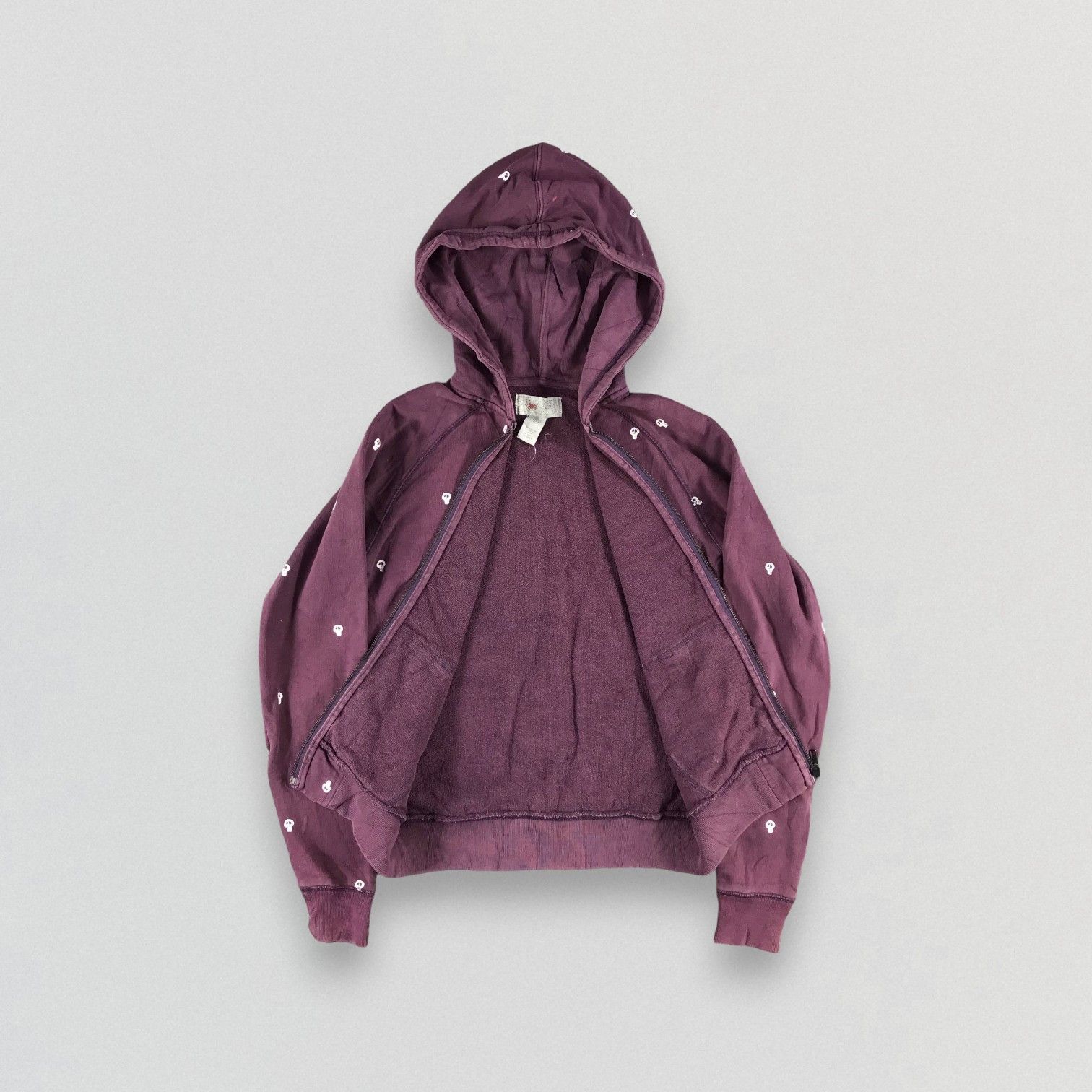 Stussy Vintage Stussy Girls Hoodie Skull Logo Size S / US 4 / IT 40 - 2 Thumbnail