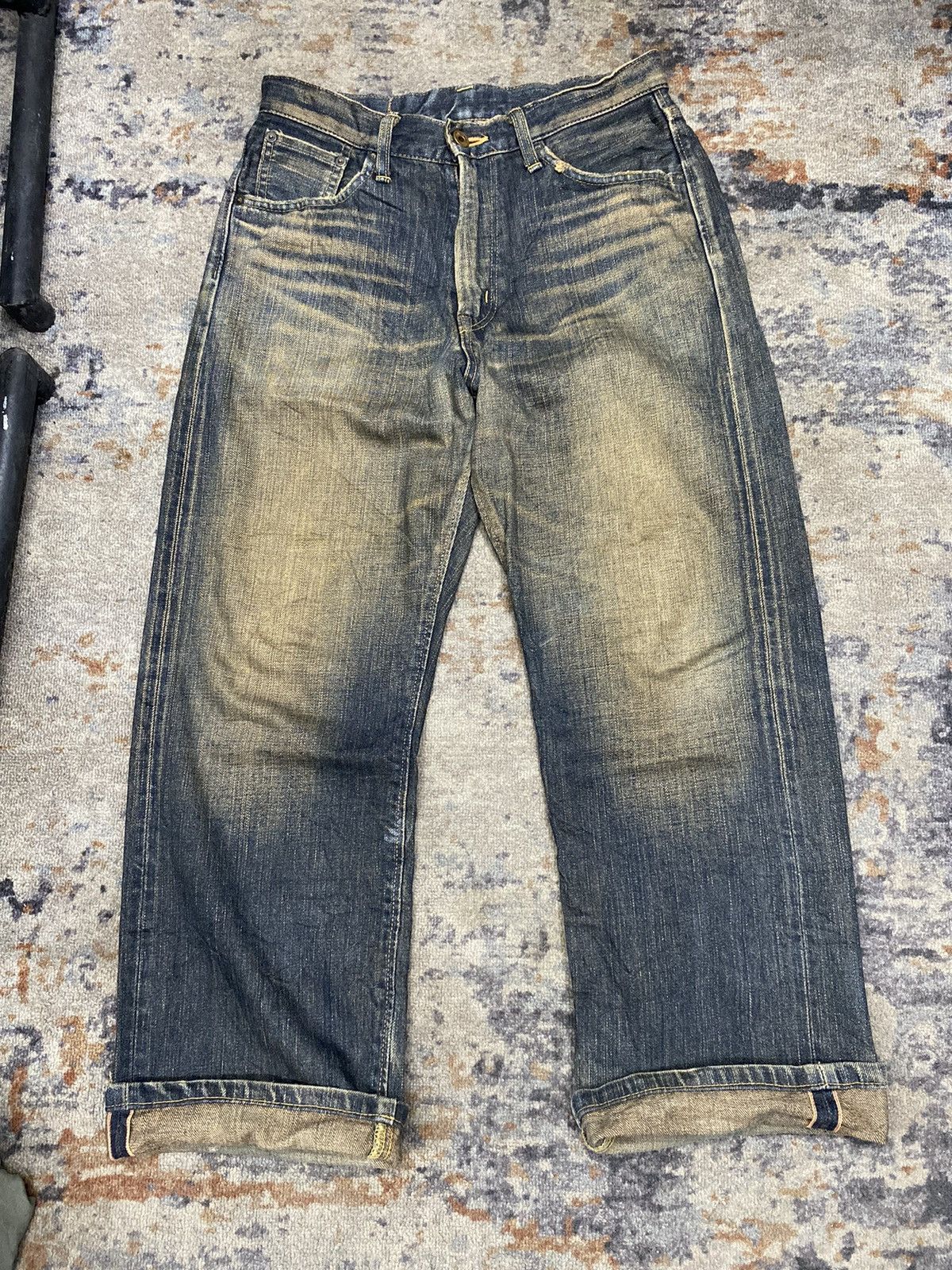 Edwin × If Six Was Nine vintage edwin selvedge 505z mudwash jeans pant Size US 29 - 12 Thumbnail