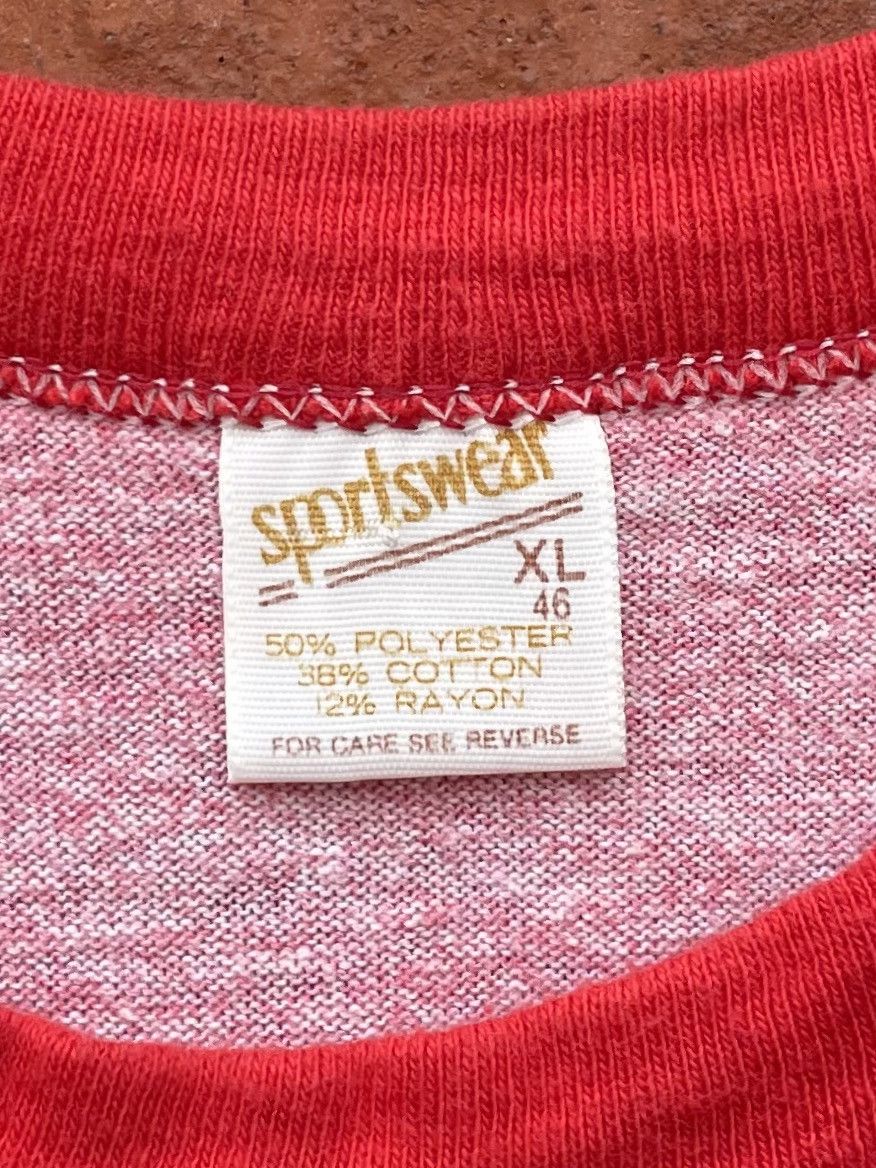 Other Vintage 70s/80s Racing Red Fire truck Glitter Graphic Ringer Size US XL / EU 56 / 4 - 2 Thumbnail