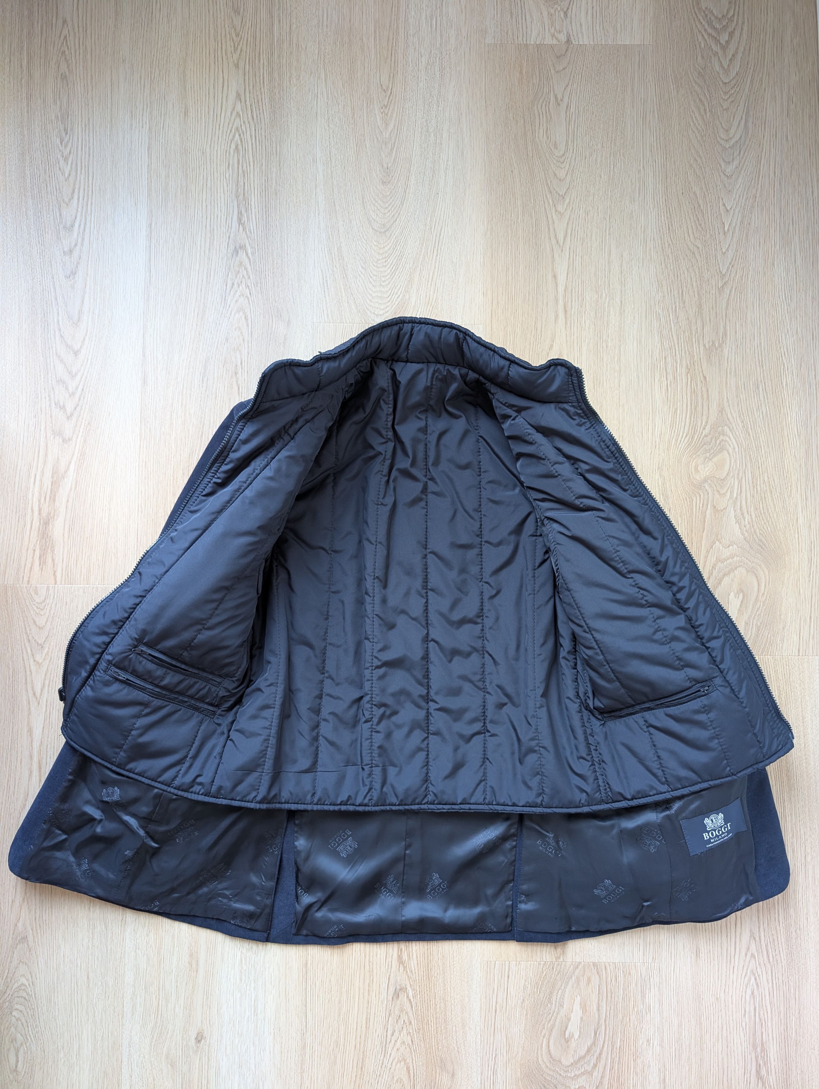 Boggi Boggi Milano Cotton Blazer Sport Coat Jacket With Inner Vest Size 46R - 10 Thumbnail