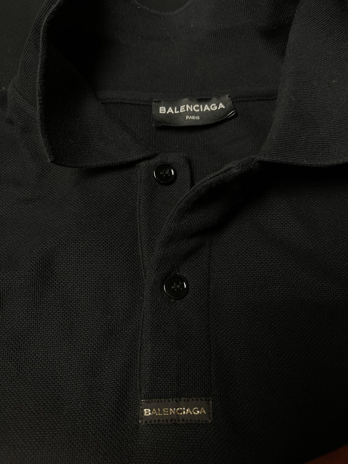 SS18 Balenciaga “THINK BIG” polo shirt