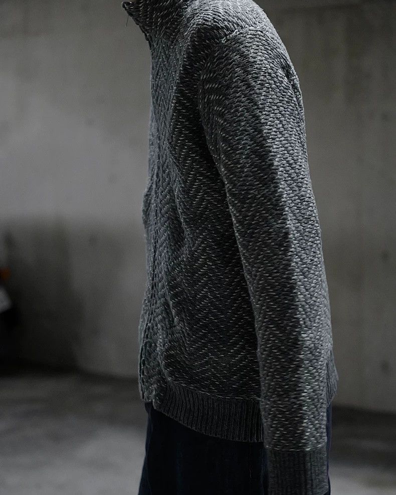 Yohji Yamamoto Yohji Yamamoto Yohji Yamamoto 2001AW Knit Zip Jacket Size US M / EU 48-50 / 2 - 8 Thumbnail