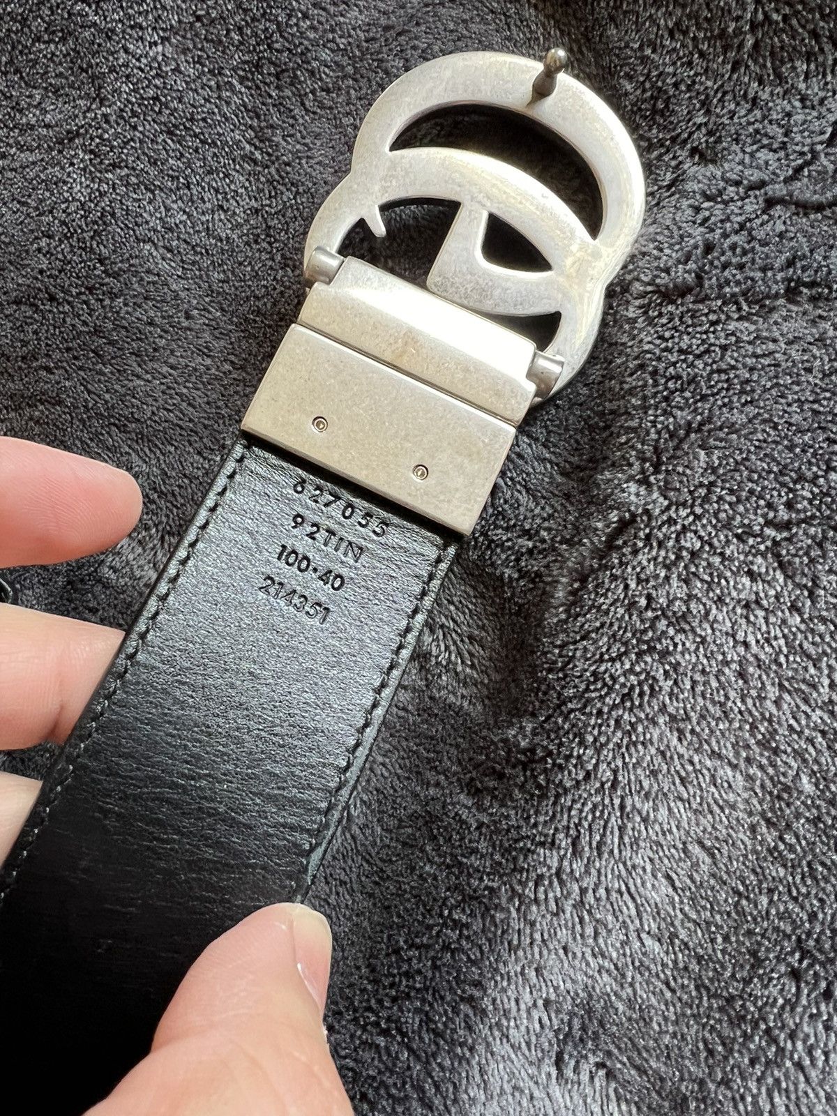 Gucci GUCCI GG MARMONT REVERSIBLE BELT Size 40 - 5 Thumbnail