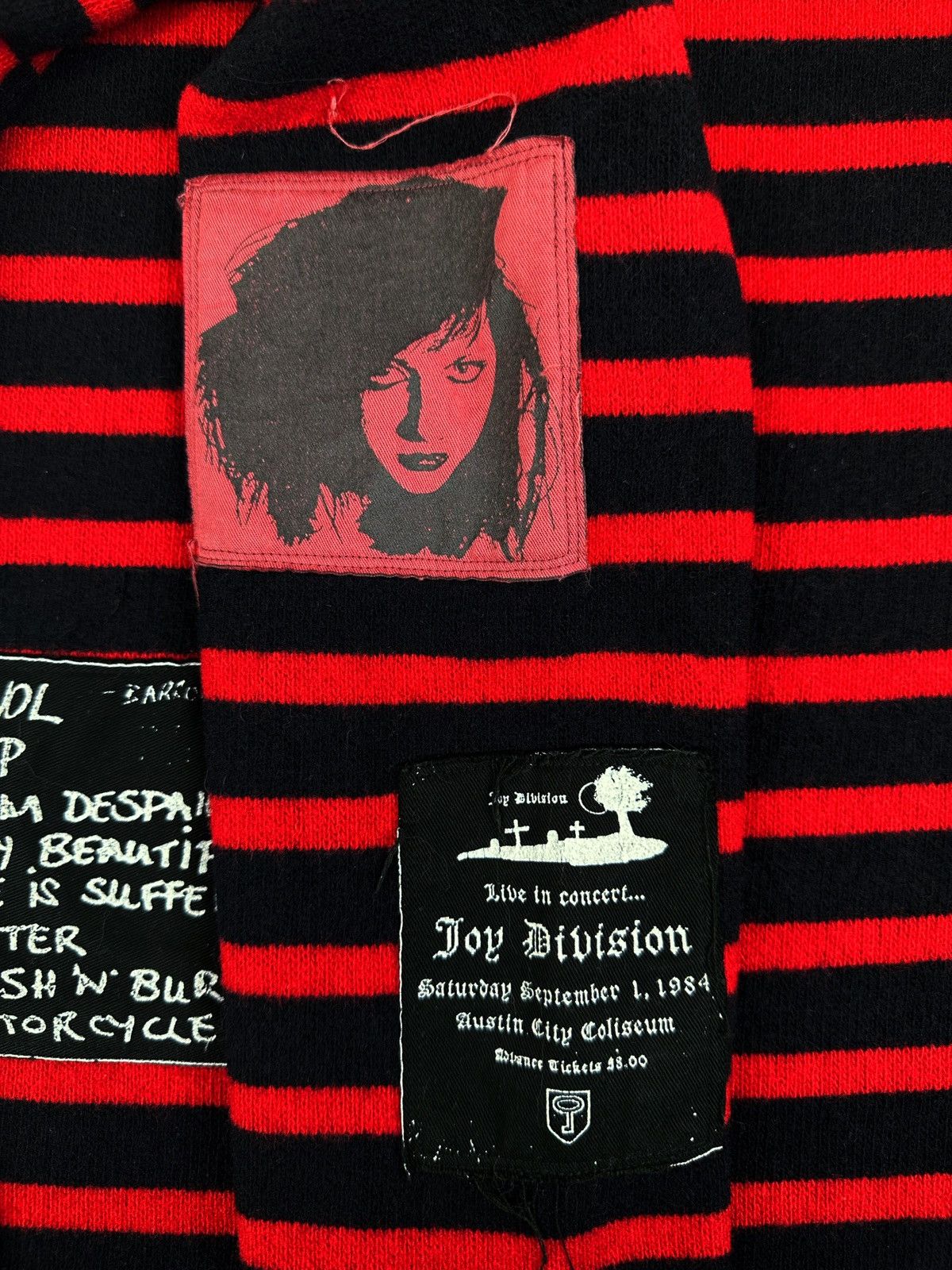 Raf Simons AW01 Raf Simons Riot Riot Riot Patchwork Stripe Turtleneck Size US S / EU 44-46 / 1 - 3 Thumbnail