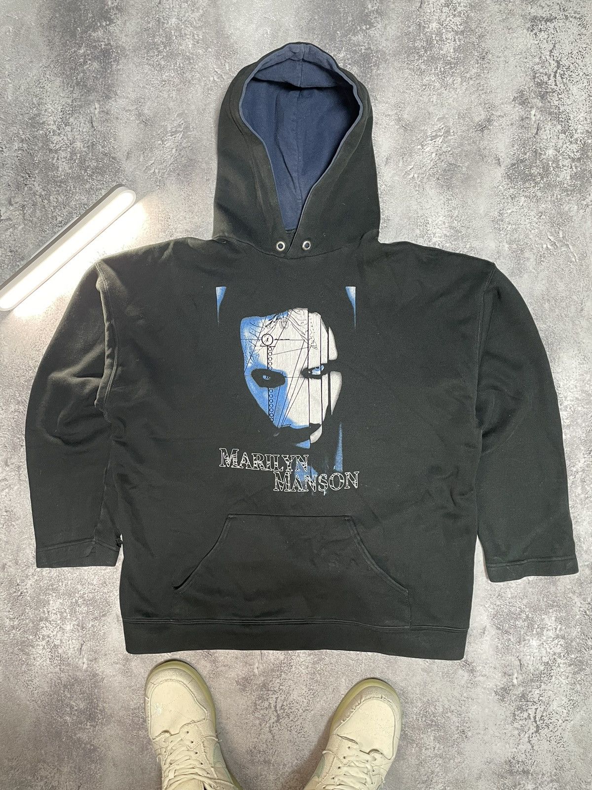 Vtg Marilyn Manson Holy Wood Archive Hoodie Y2K XL