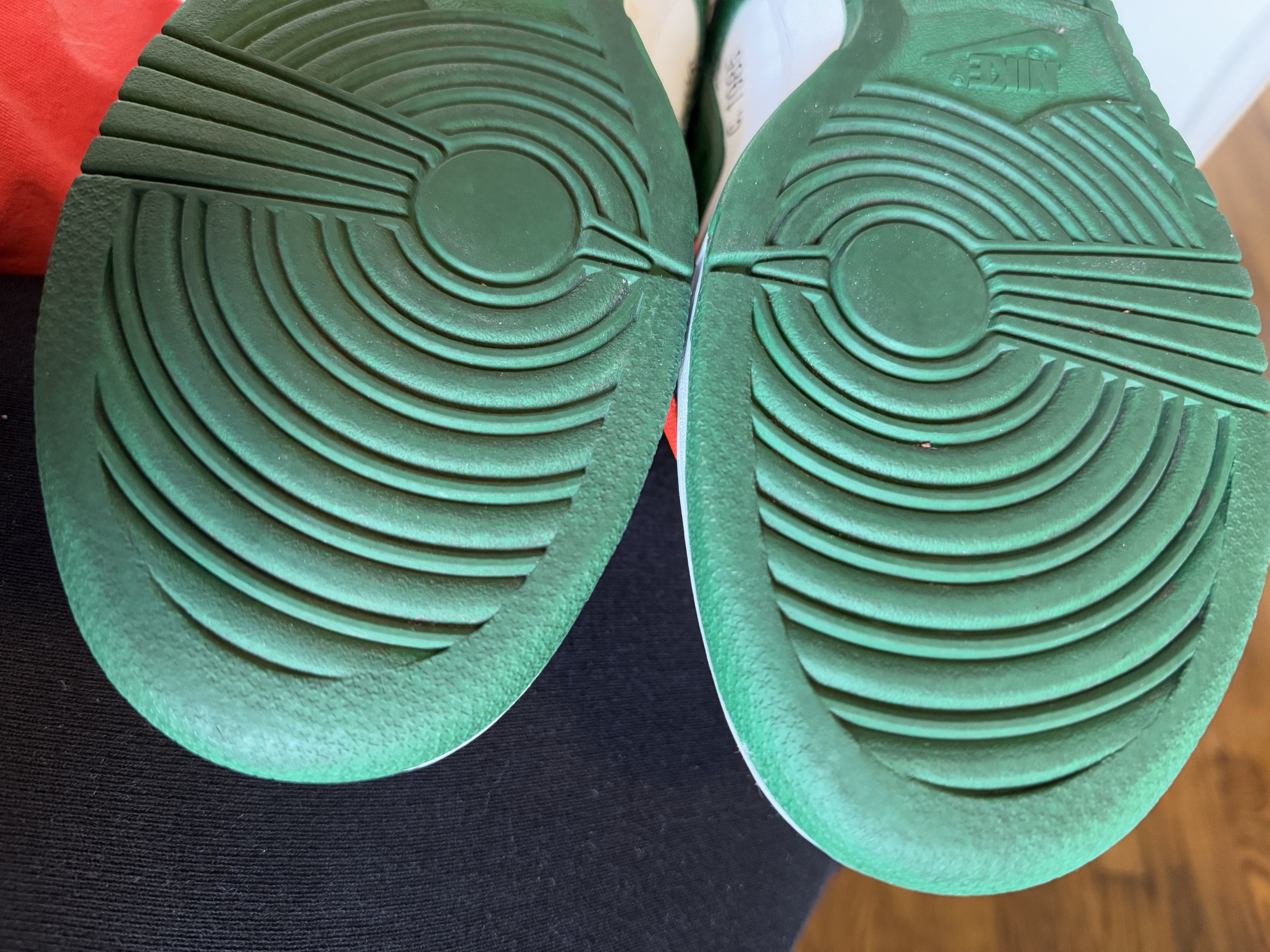 Nike × Off-White Nike x Off White Dunk Green Size US 9.5 / EU 42-43 - 6 Thumbnail