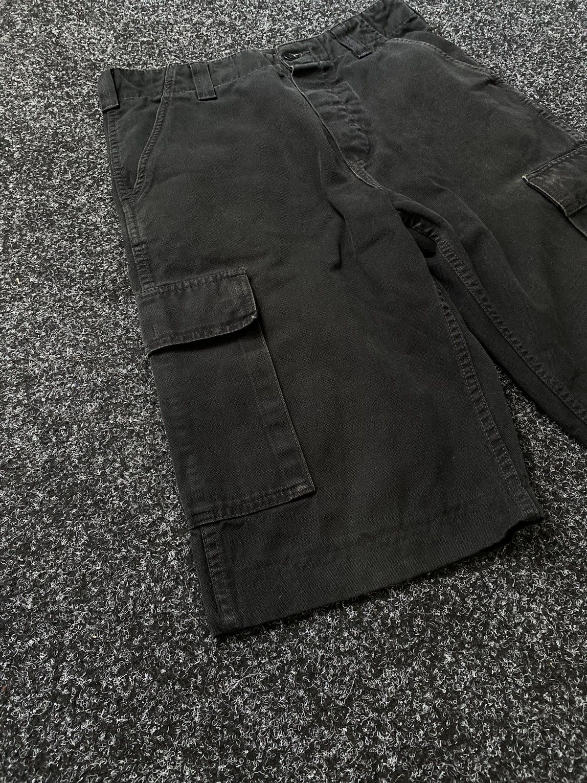 Levi's × Vintage Levis Cargo Shorts Denim Distressed Rap Sk8 Baggy Size US 34 / EU 50 - 2 Thumbnail