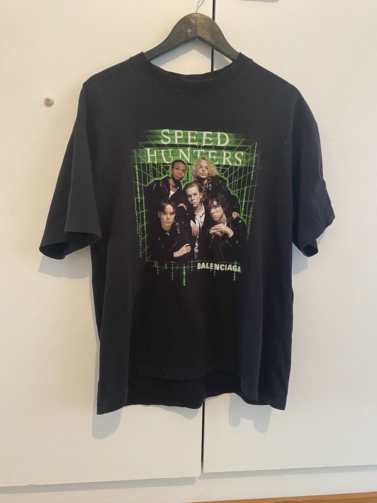 Image of Balenciaga Speedhunters T-Shirt in Black, Men's (Size XS)