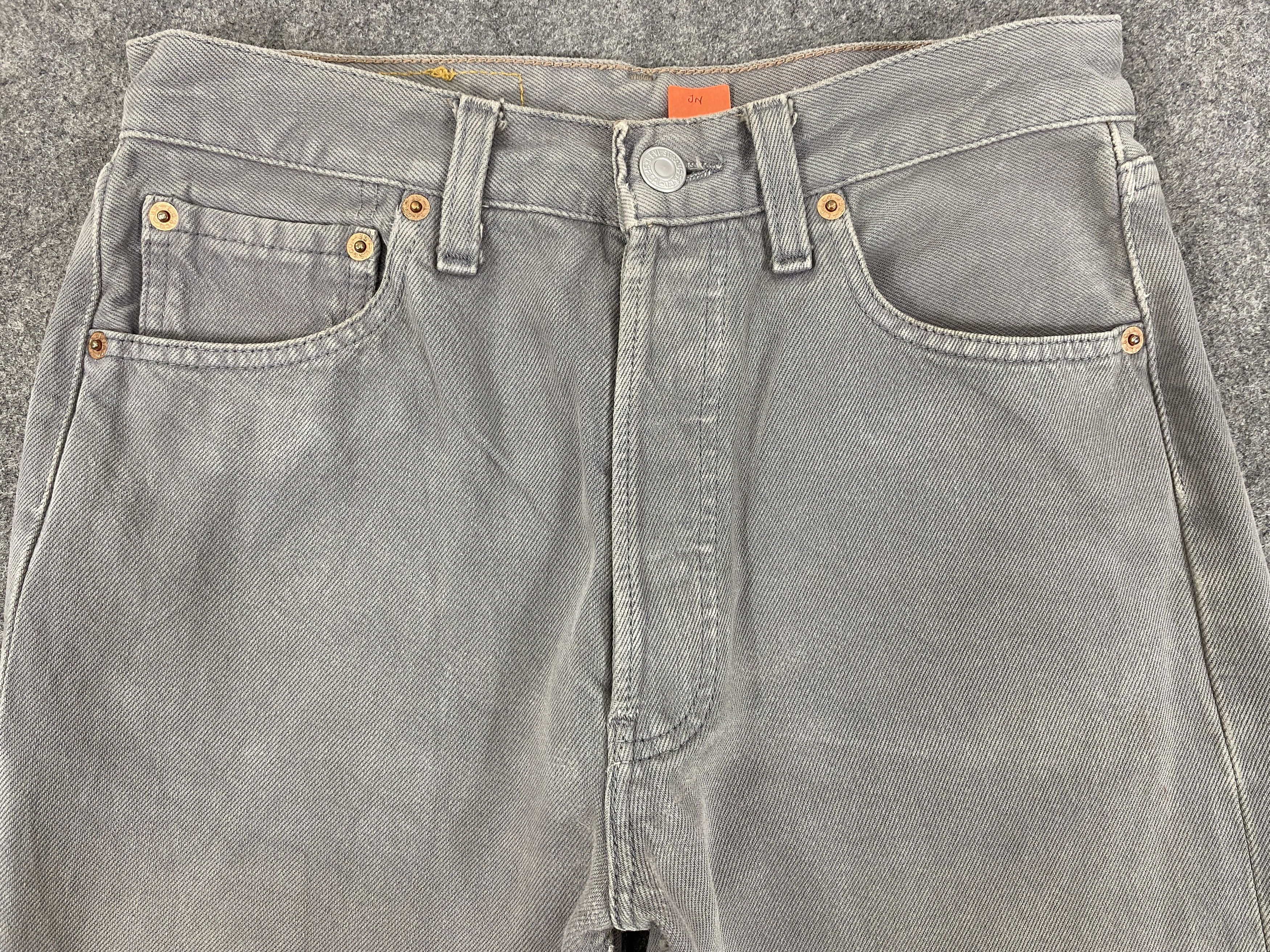 Japanese Brand Grey Vintage Levi's 501 Jeans 27x31 Denim -JN2404 Size US 27 - 3 Thumbnail