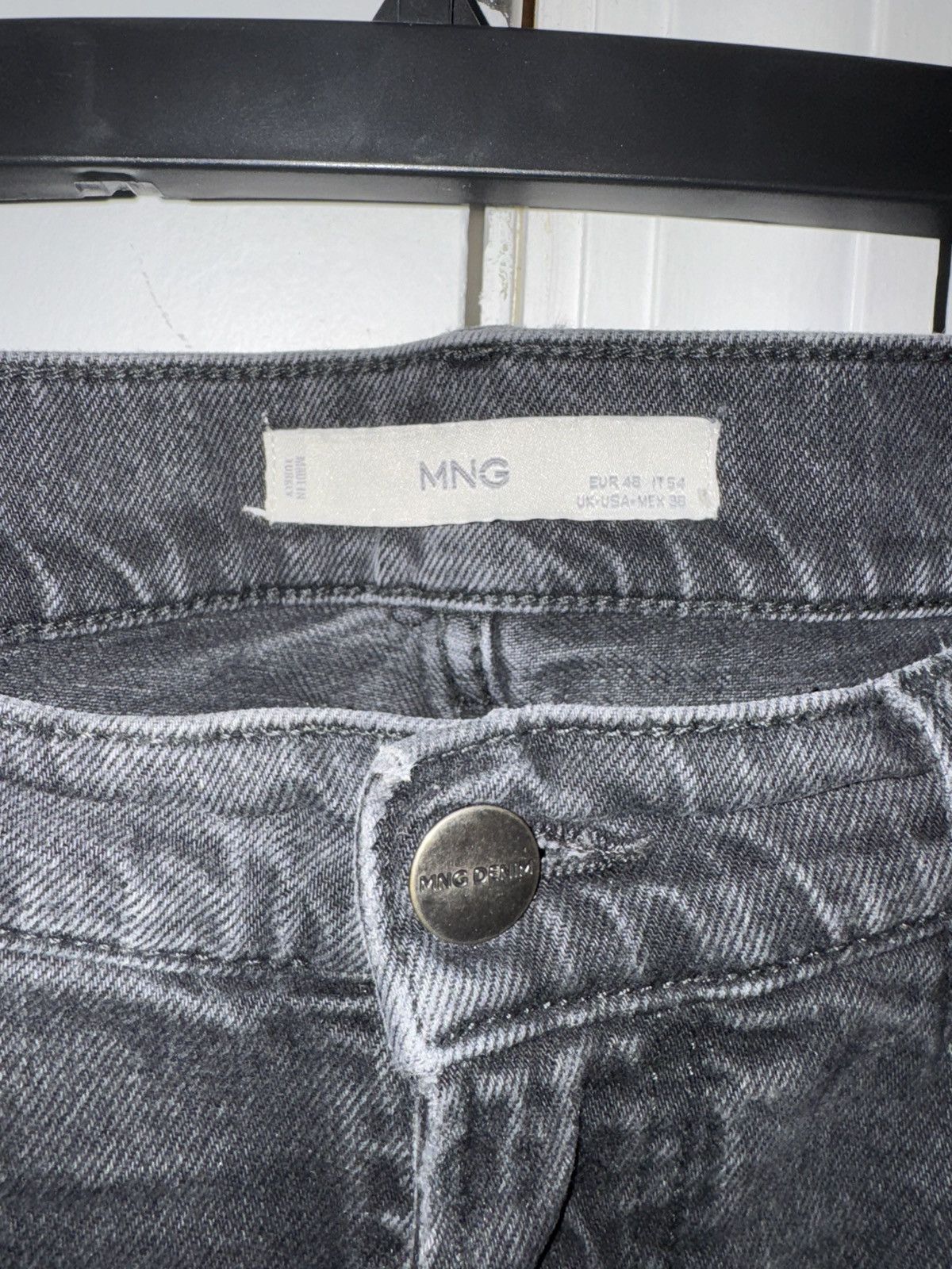 Mango Mango size 38 black wash jeans Size US 38 / EU 54 - 2 Thumbnail