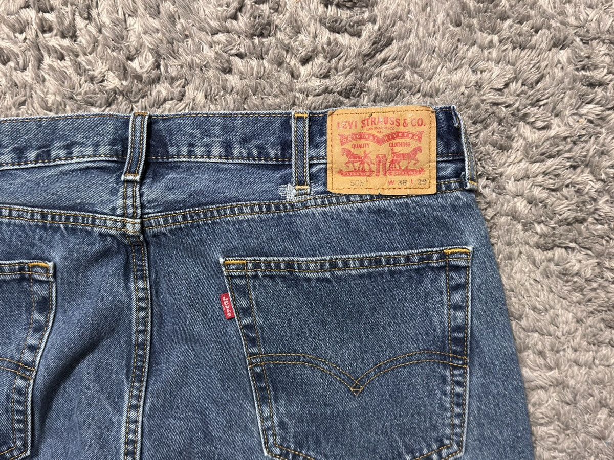 Levi's × Levi's Vintage Clothing Vintage Levis 505 Size 36x29 Distressed Hem Red Tag 90s Y2K Size US 36 / EU 52 - 8 Thumbnail