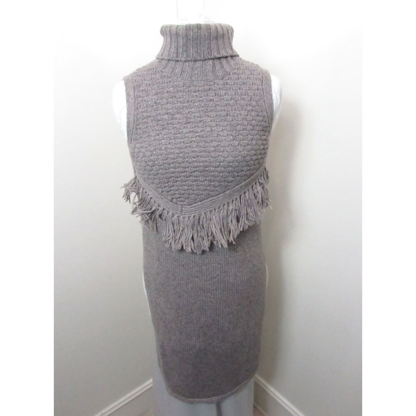Anthropologie Anthropologie Nomad by Morgan Carper Wool Blend Grey Knit Dress Womens Size XS Size XS / US 0-2 / IT 36-38 - 3 Thumbnail
