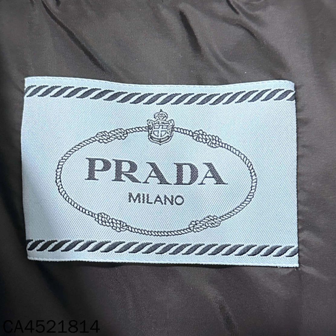 Prada PRADA black tri-logo recycled nylon long puffer coat 36 Size XS / US 0-2 / IT 36-38 - 7 Thumbnail