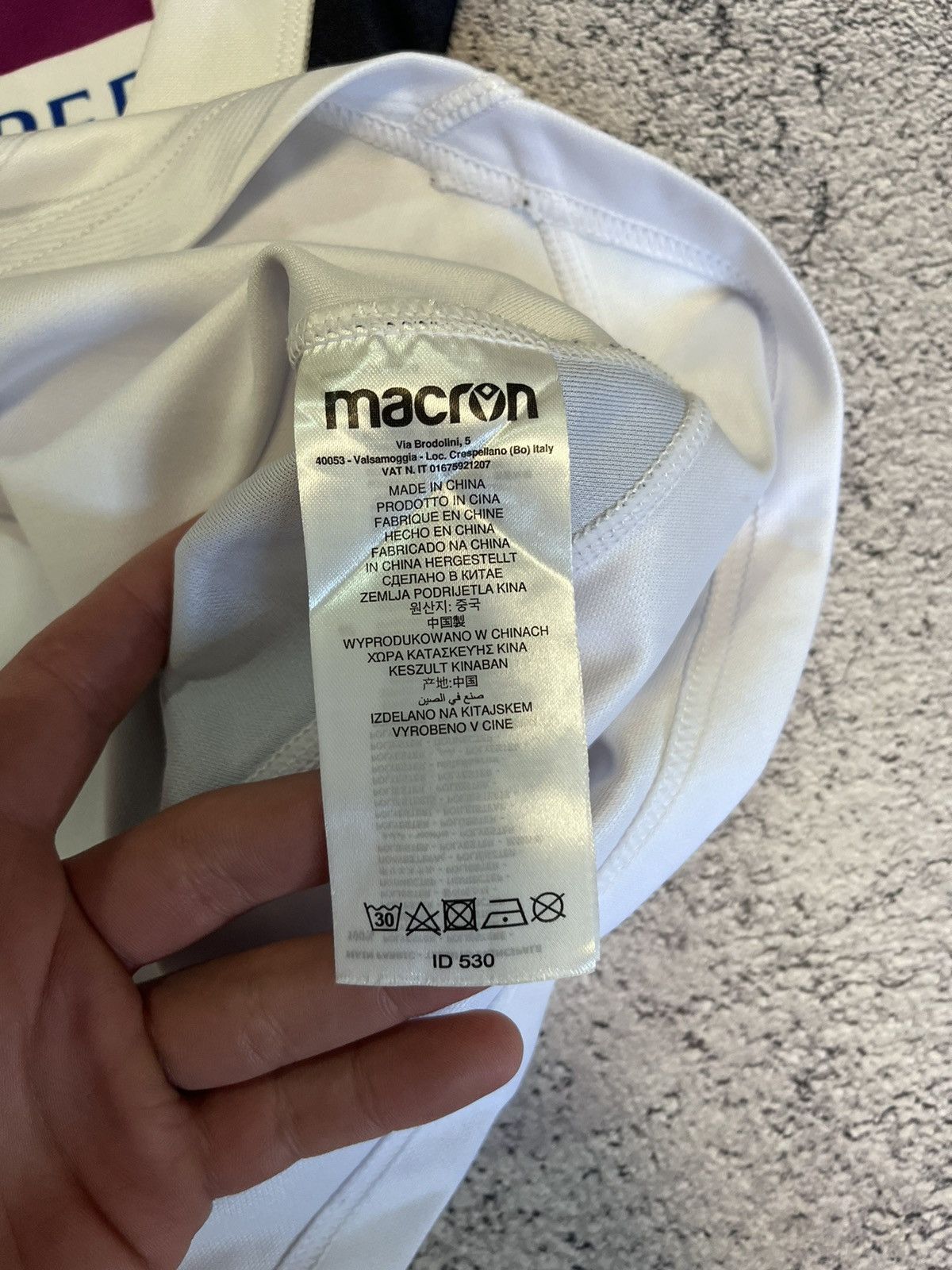Macron Macron Men’s T- Shirt Jersey Edinburgh Rugby Union White Size US L / EU 52-54 / 3 - 8 Thumbnail