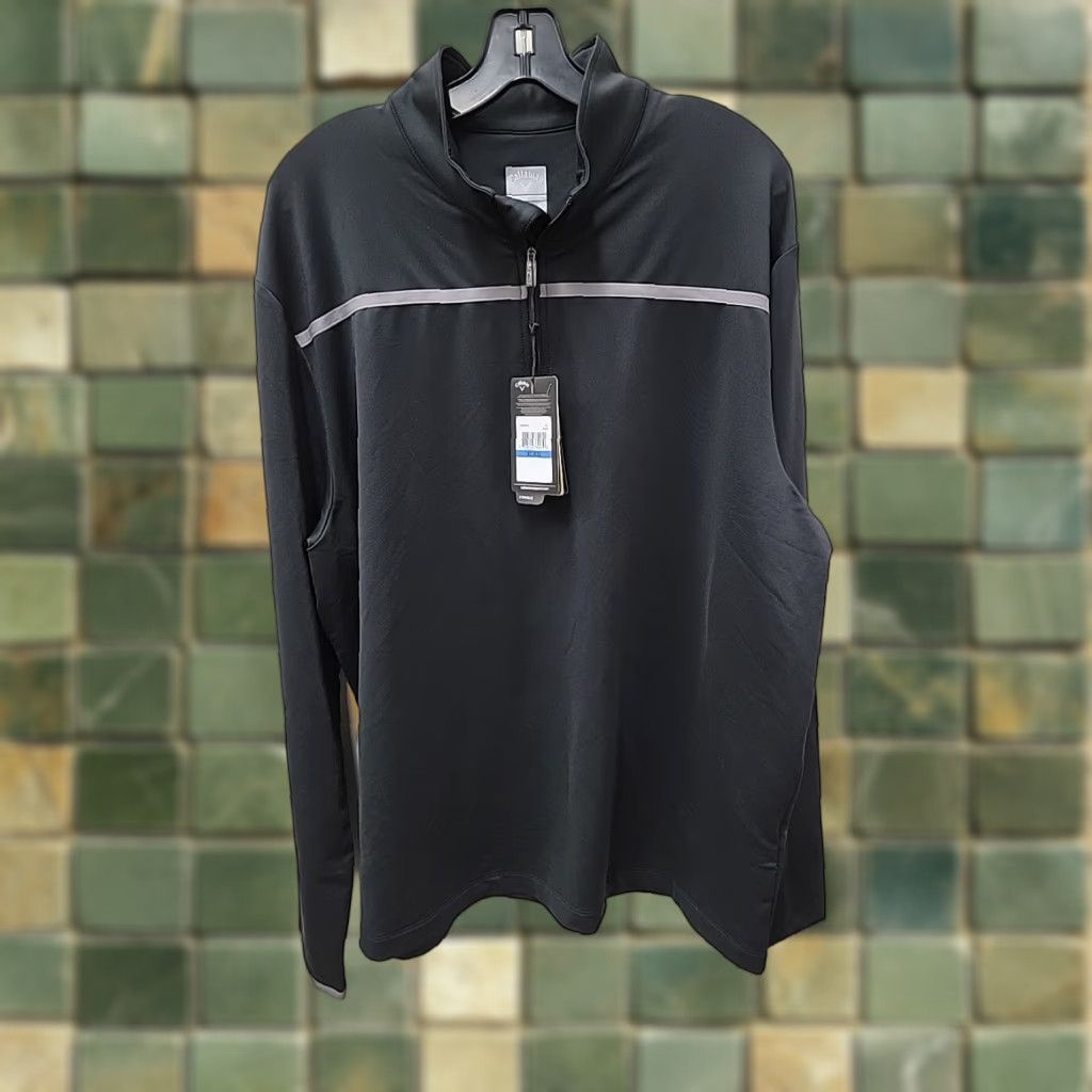 Callaway CALLAWAY GOLF JACKET Weather Series Swing Tech 1/4 Zip Black Men’s XL Shirt Size US XL / EU 56 / 4 - 1 Thumbnail