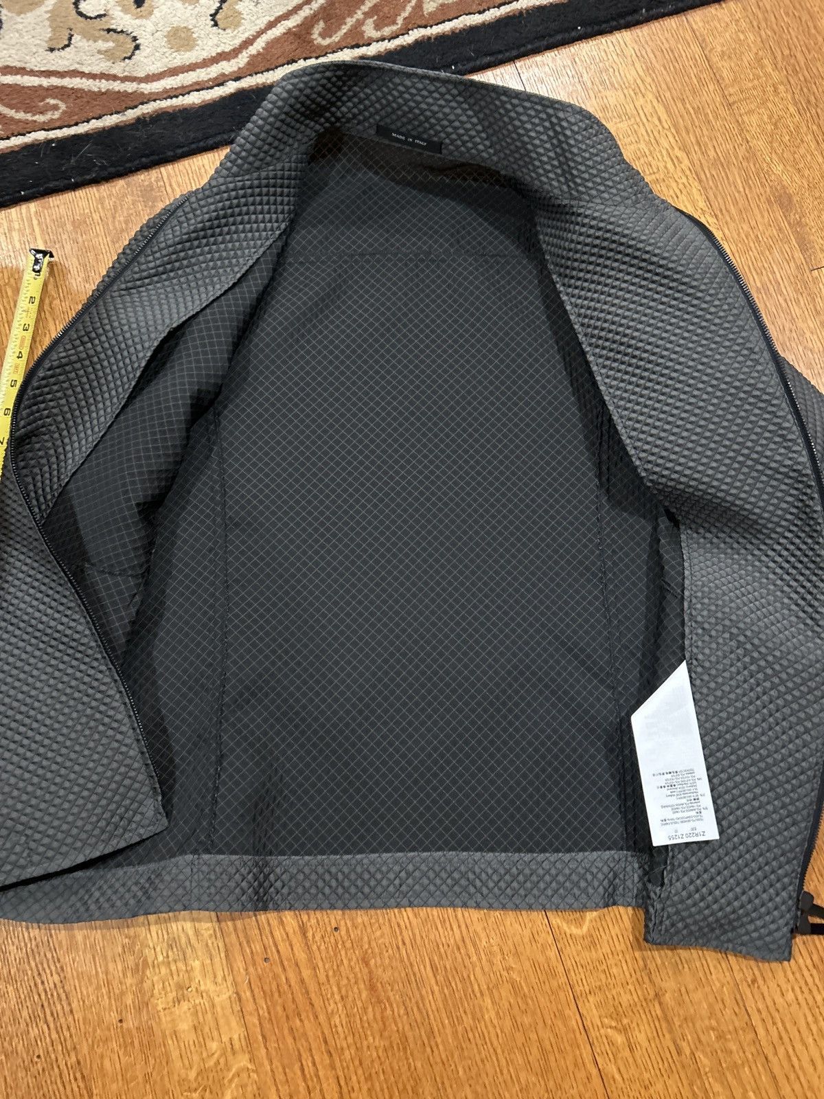 Emporio Armani NEW Emporio Armani Diamond Textured Jacket Lightweight Size US M / EU 48-50 / 2 - 9 Thumbnail