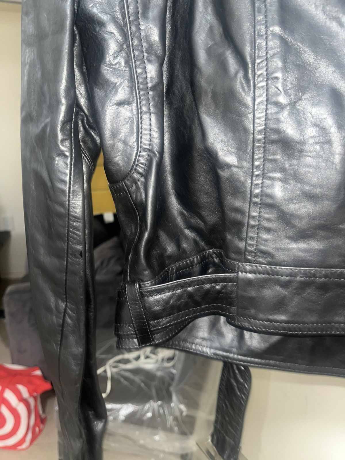 Rick Owens Rick Owens Lukes Stooges Leather Jacket Sz 52 Size US L / EU 52-54 / 3 - 8 Thumbnail