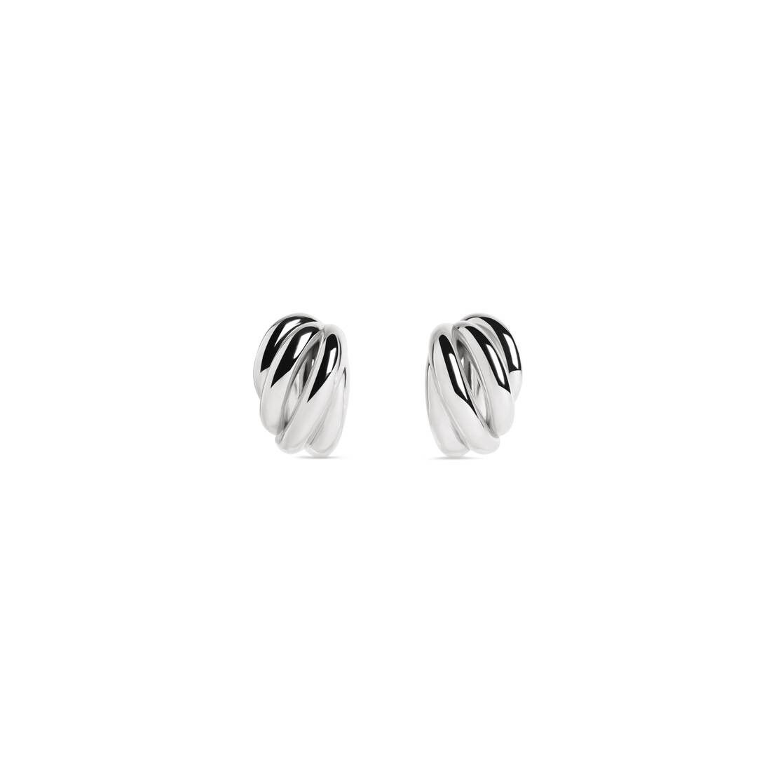 Balenciaga o1la1rc1a0925 Size: OS / Saturne Earrings in Silver Size ONE SIZE - 1 Thumbnail