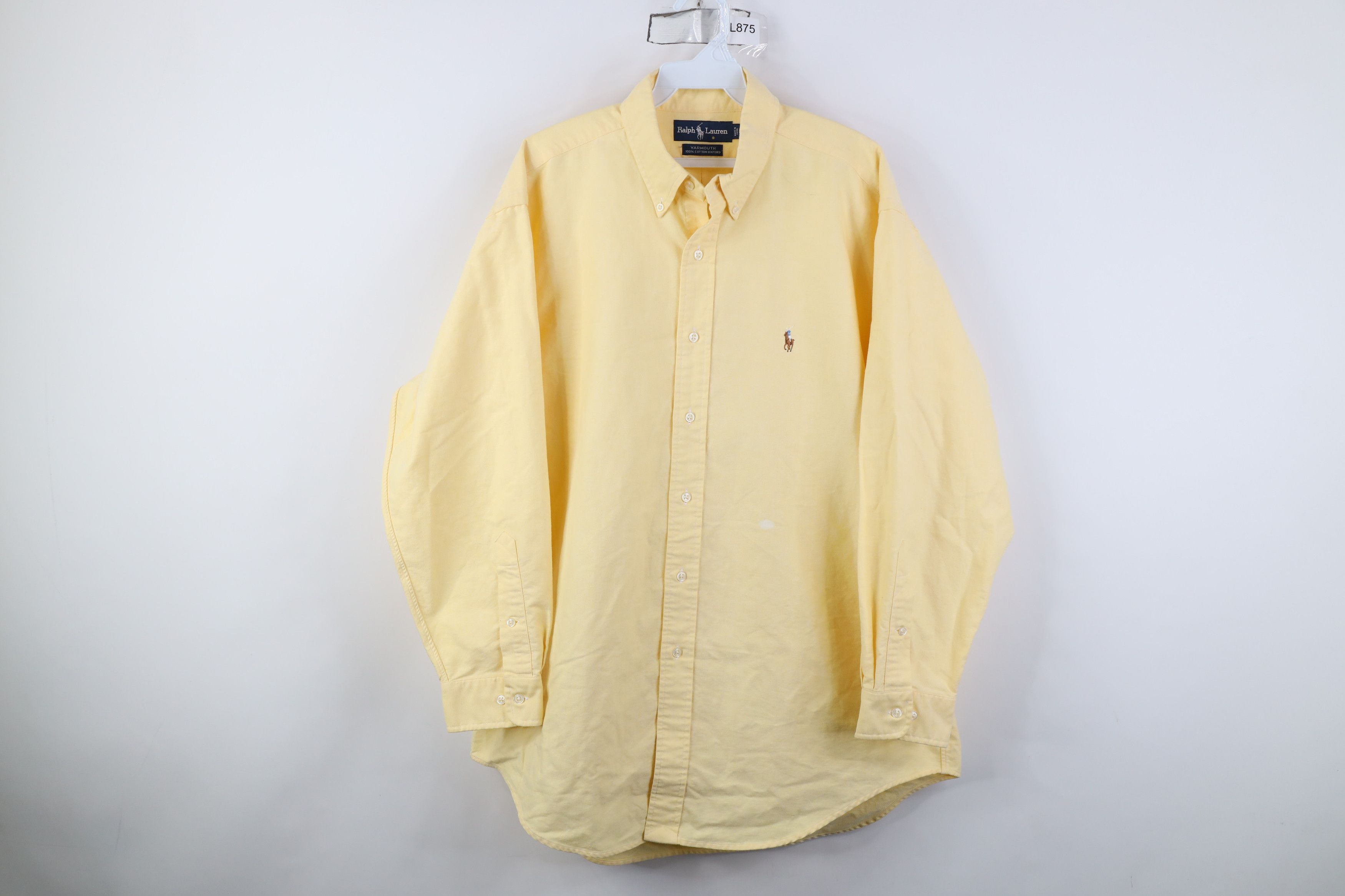 Polo Ralph Lauren Vintage 90s Ralph Lauren Yarmouth Button Down Shirt Size US L / EU 52-54 / 3 - 1 Thumbnail