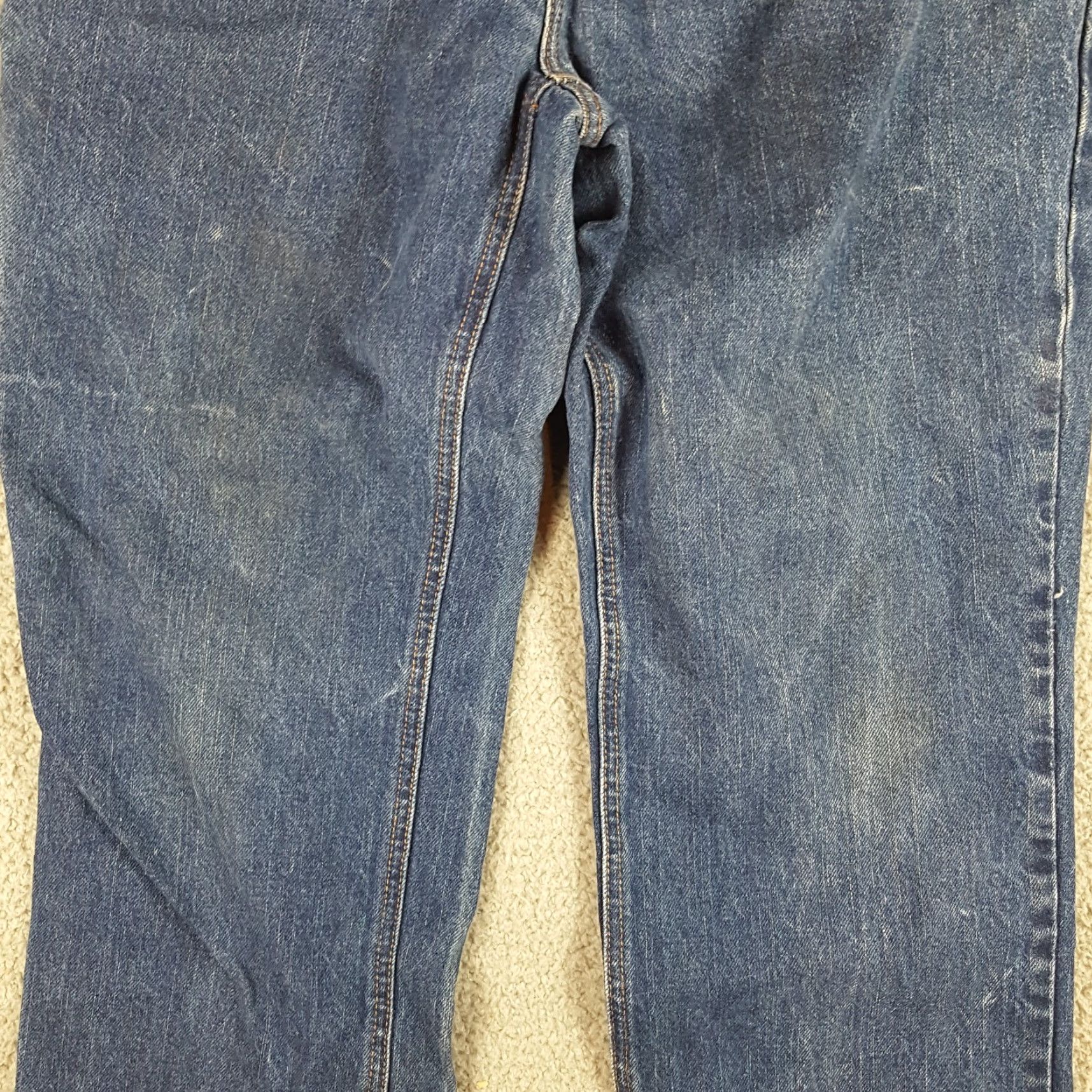 Carhartt VINTAGE Carhartt Jeans Denim Blue 34x30 Flame-Resistant Work Pants Men 90s Retro Workwear Size US 34 / EU 50 - 3 Thumbnail
