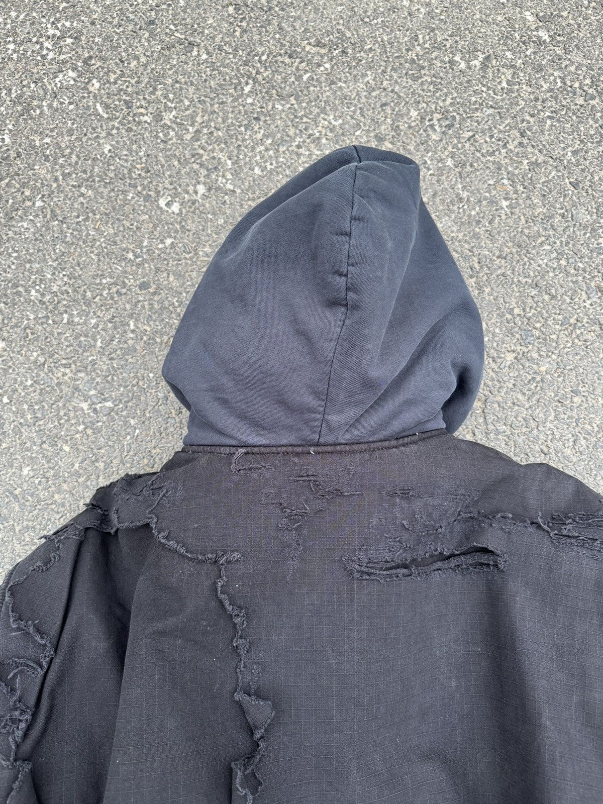 Balenciaga Destroyed Black Bomber Unity