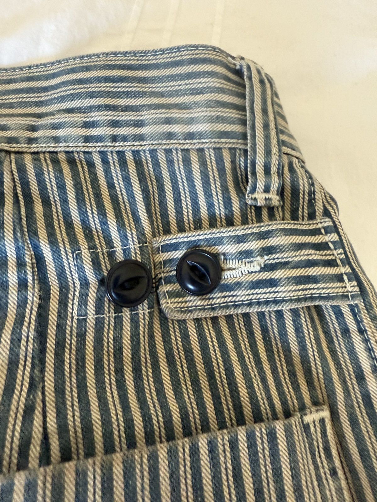Kapital Kapital Hickoree Fatigue Baggy Pants Size US 33 - 7 Thumbnail