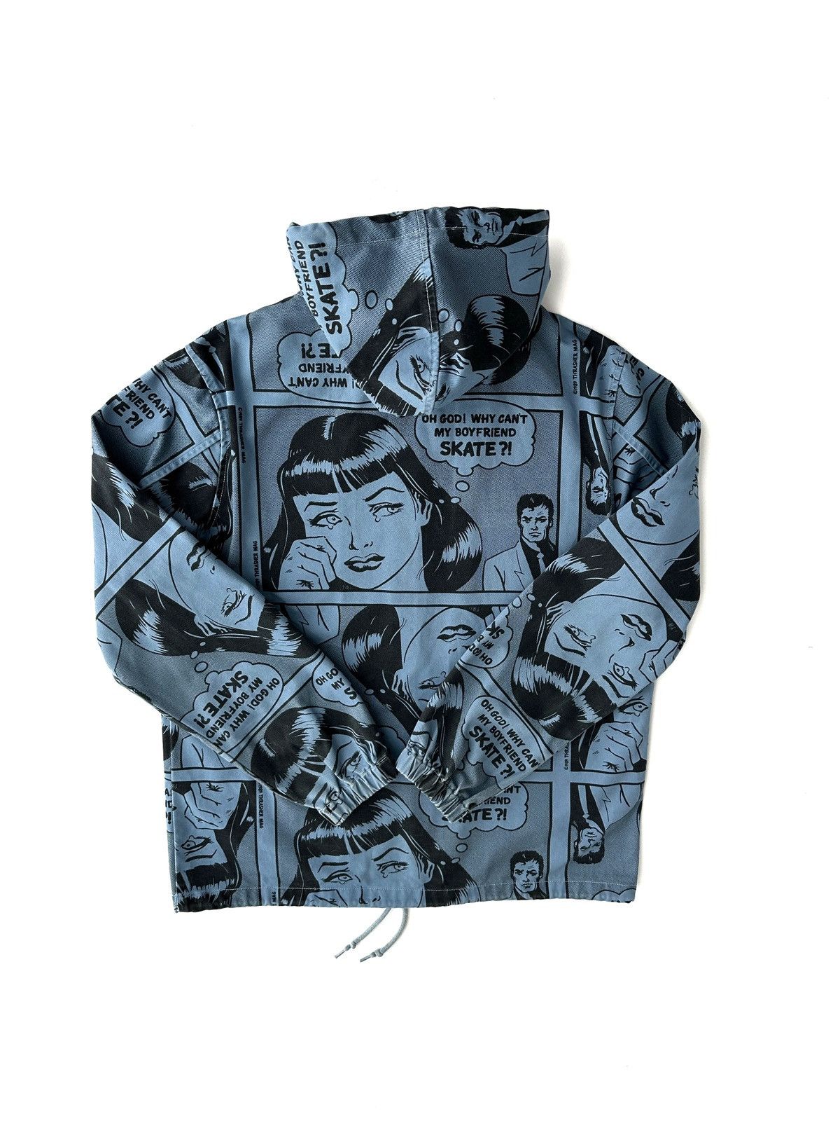 Supreme Supreme x Thrasher Boyfriend Hooded Jacket Blue Size US M / EU 48-50 / 2 - 10 Thumbnail