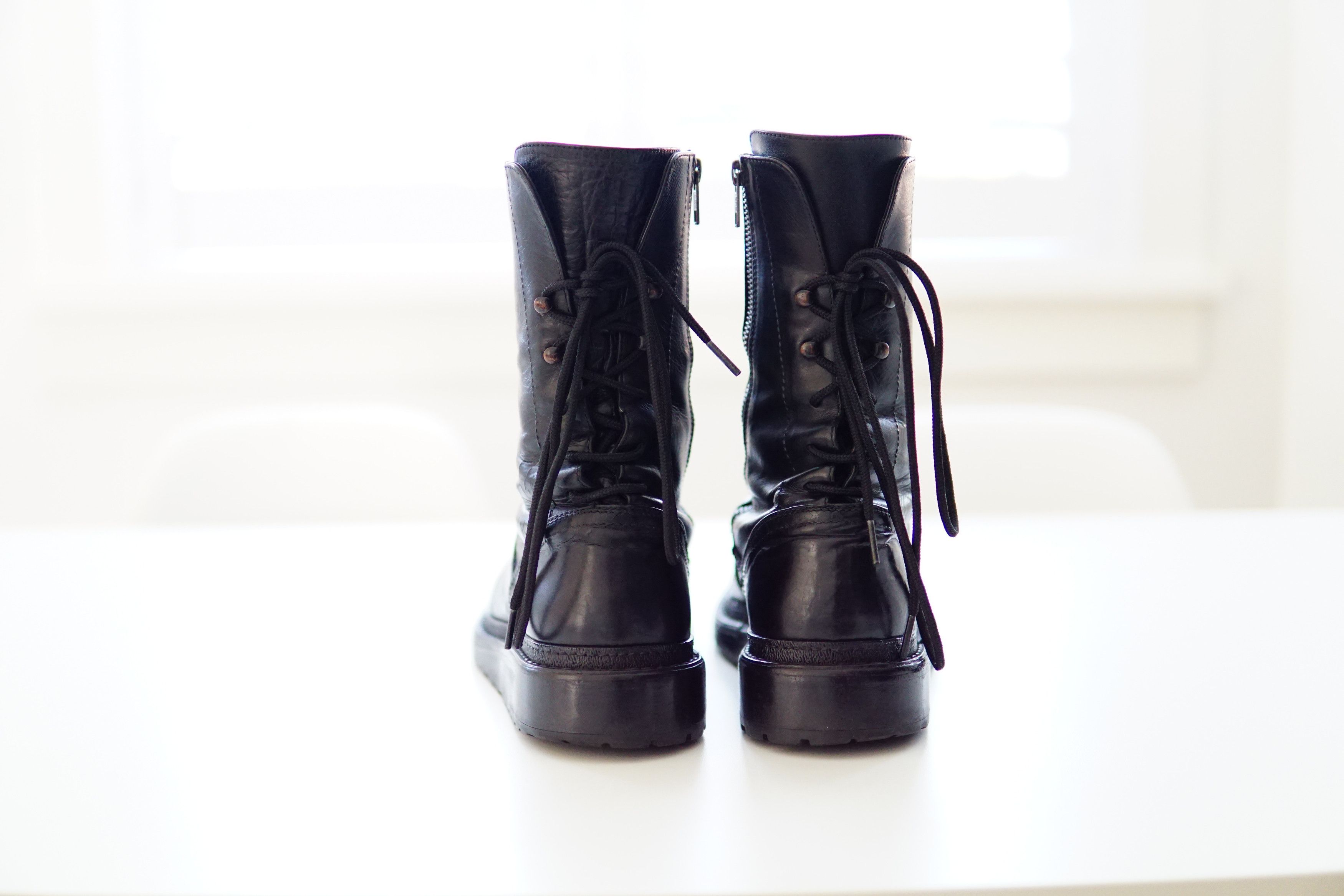 Ann Demeulemeester FW14 Backlace Corset Boots Size US 9 / EU 42 - 4 Thumbnail