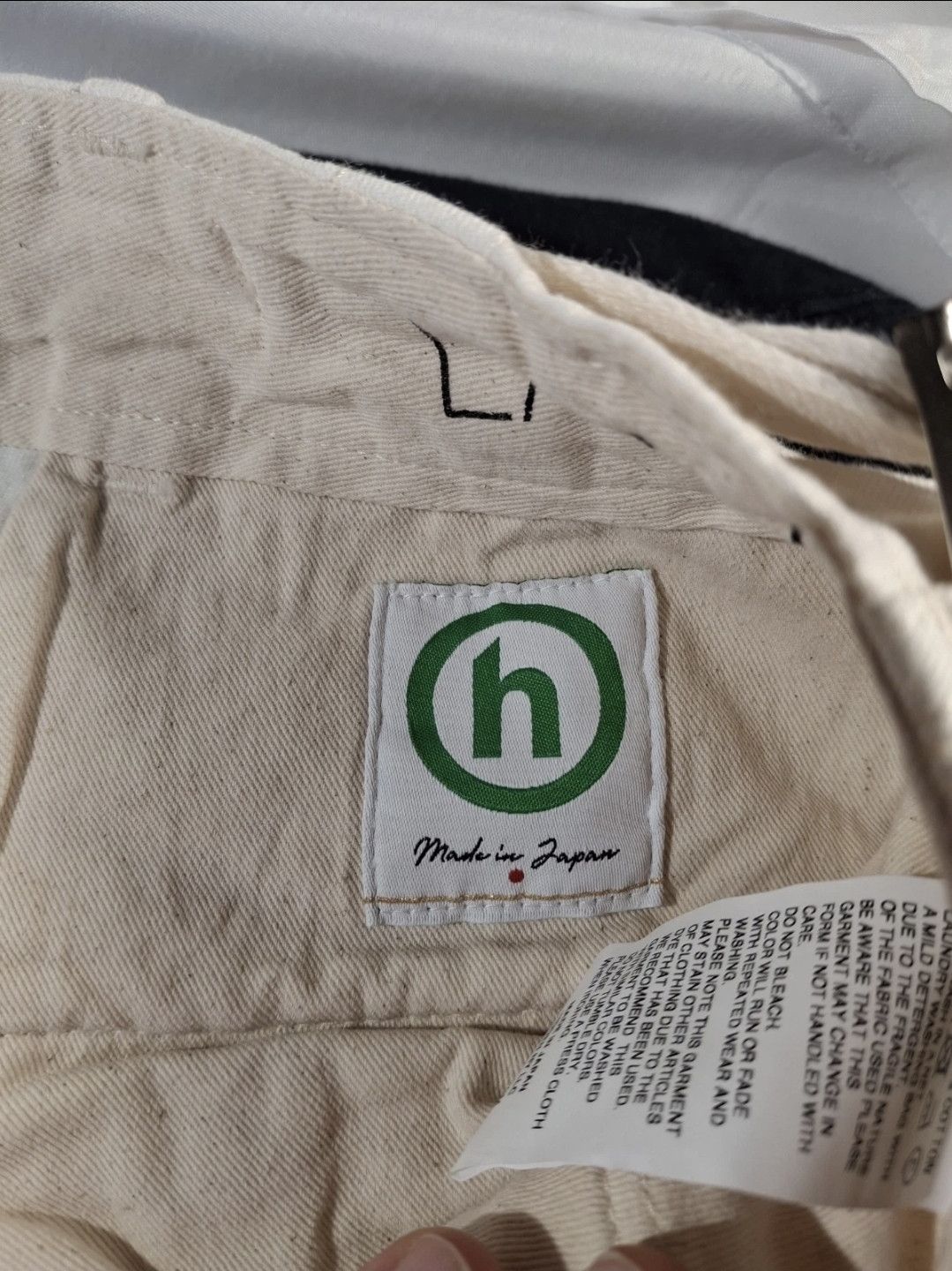 HIDDEN Hidden NY JDE Painted Cargo Pants - Dirty White - Large Size US 33 - 4 Thumbnail