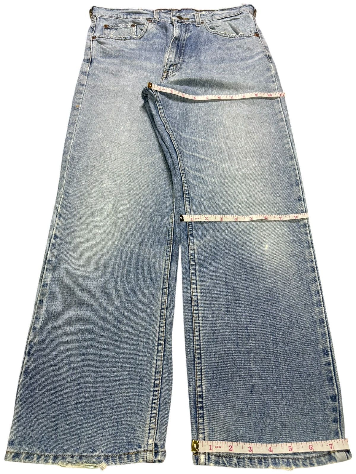 Levi's Vintage 90s Levis 503 Faded Wash Distressed Loose Jeans Size US 32 / EU 48 - 14 Thumbnail