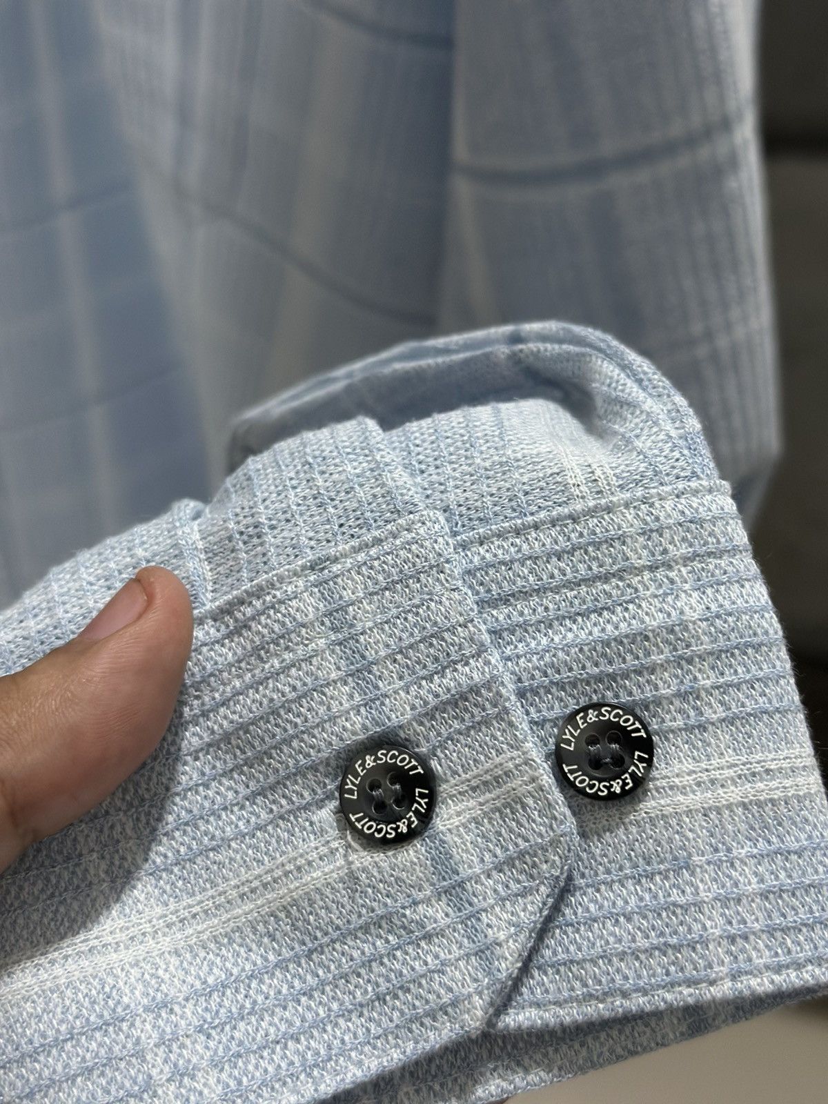 Lyle & Scott Lyle & Scott Blue Stripes Shirt Size US M / EU 48-50 / 2 - 7 Thumbnail