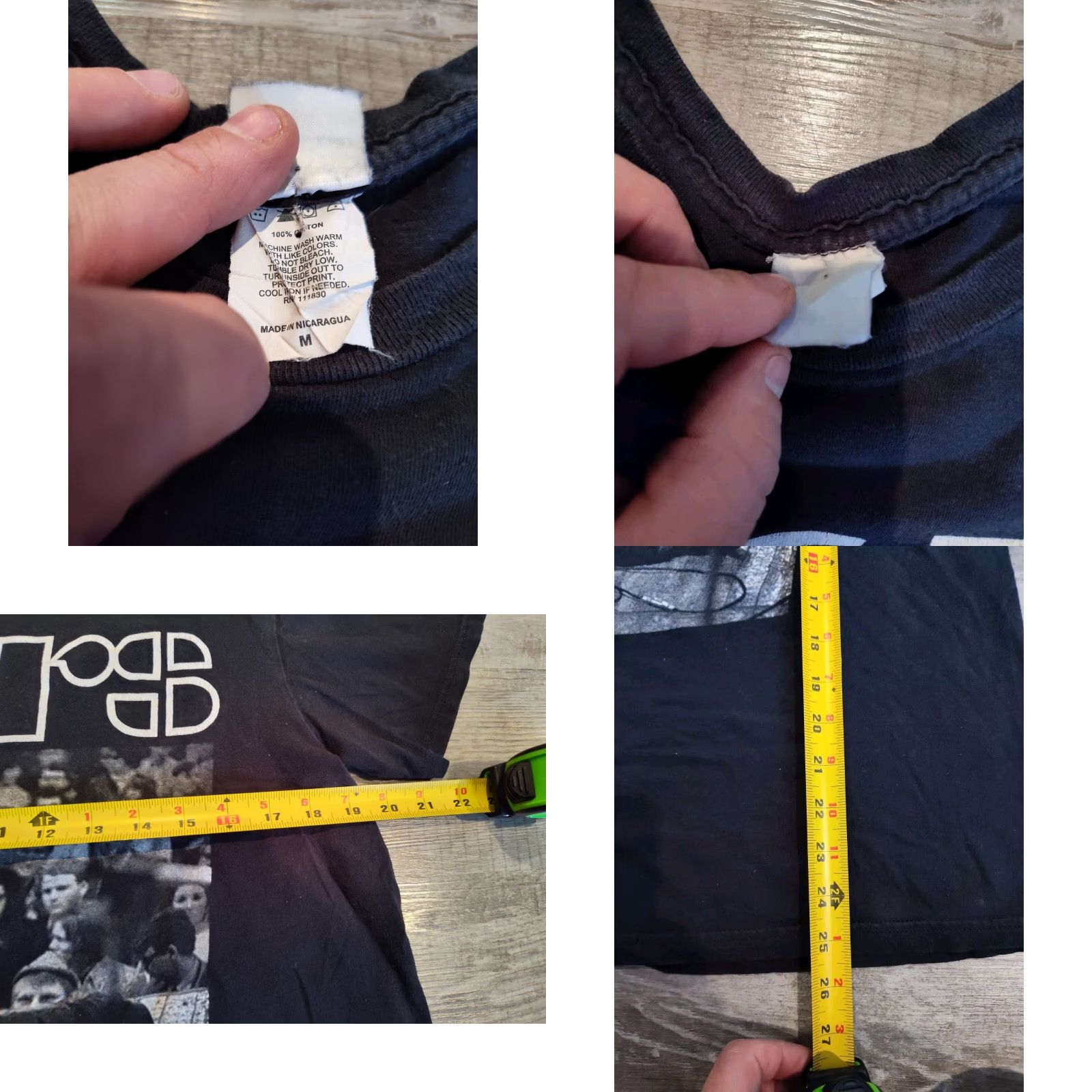 Vintage VINTAGE The Doors Band Shirt M Adult Medium Black Short Sleeve Crew Neck T-Shirt 60s 70s 80s Rock Mens Size US M / EU 48-50 / 2 - 8 Thumbnail