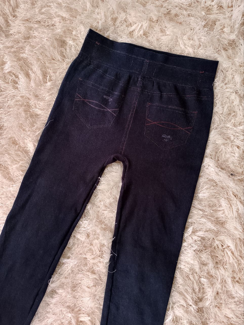 If Six Was Nine DENIM JEANS Draw Ripped Style Stretch Leggings Size 26" / US 2 / IT 38 - 4 Thumbnail