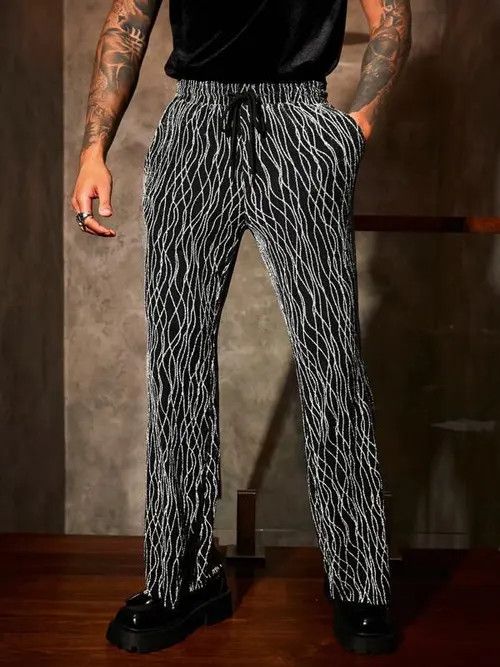 Japanese Brand × Vintage Casual flared sweatpants unique fashion Size US 36 / EU 52 - 1 Thumbnail