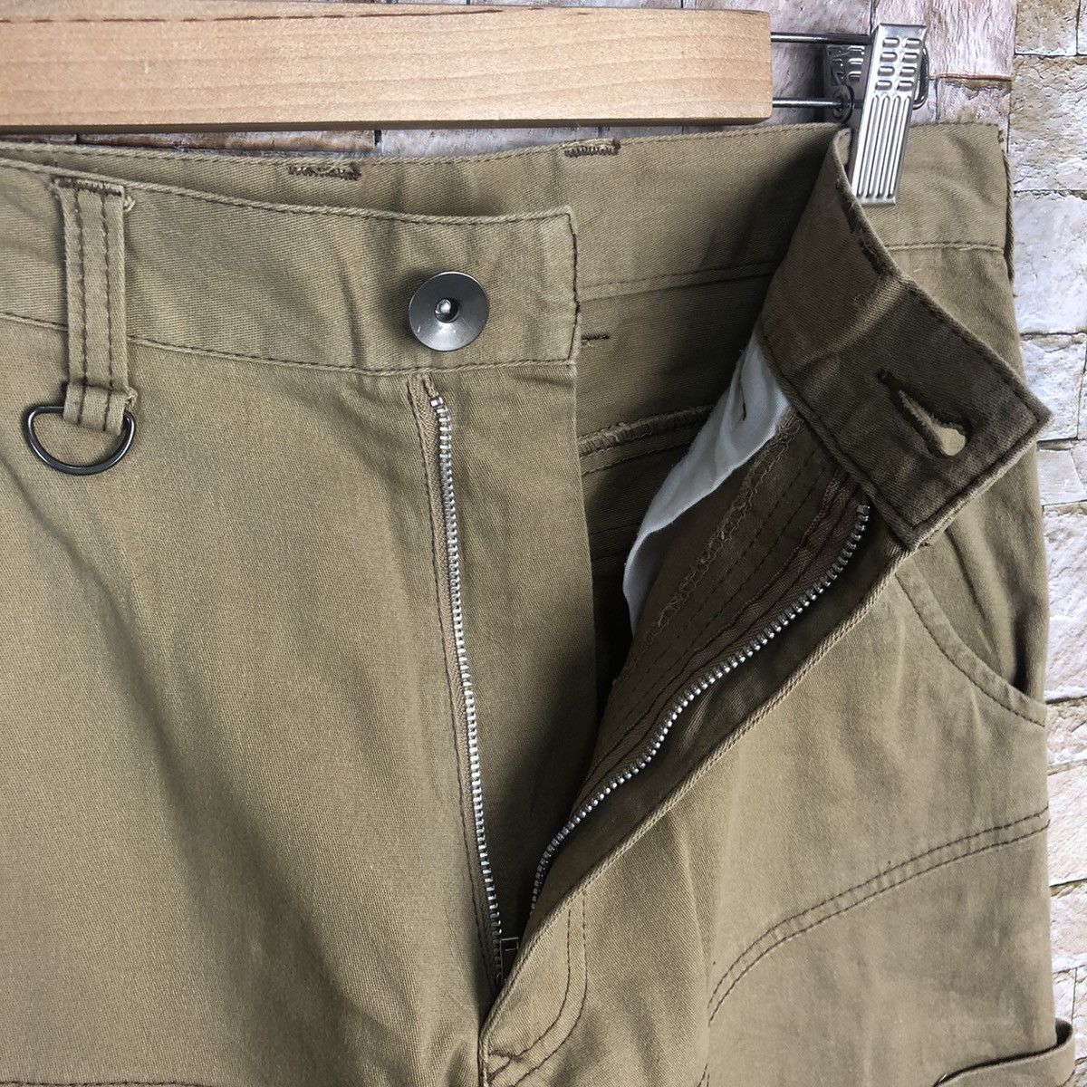 Japanese Brand × Vintage Japanese Brand vintage utility Brown Joggers Pants #A97 Size US 29 - 15 Thumbnail