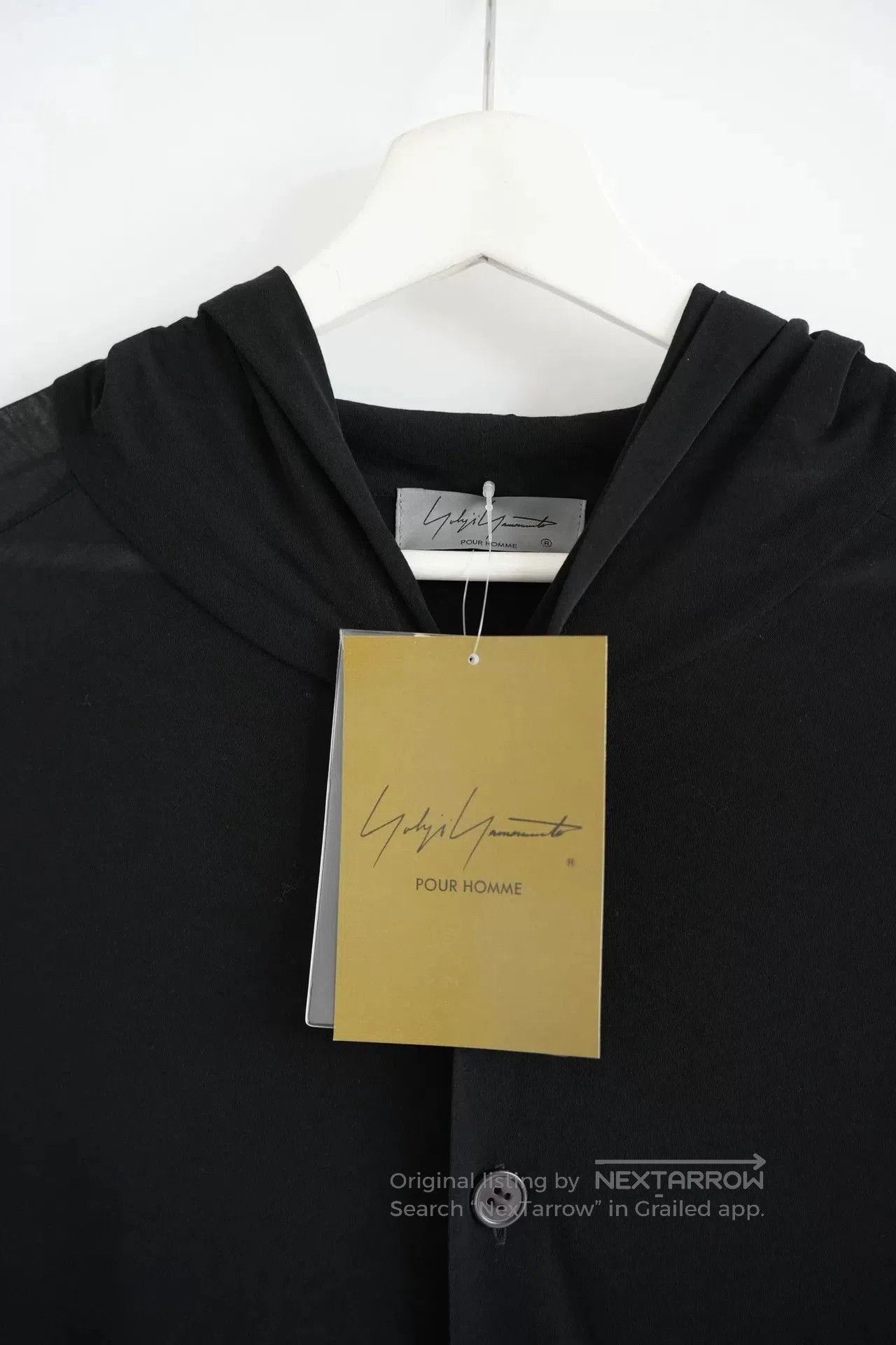 Yohji Yamamoto asymmetric hooded long cardigan by Yohji Yamamoto. Size US M / EU 48-50 / 2 - 3 Thumbnail