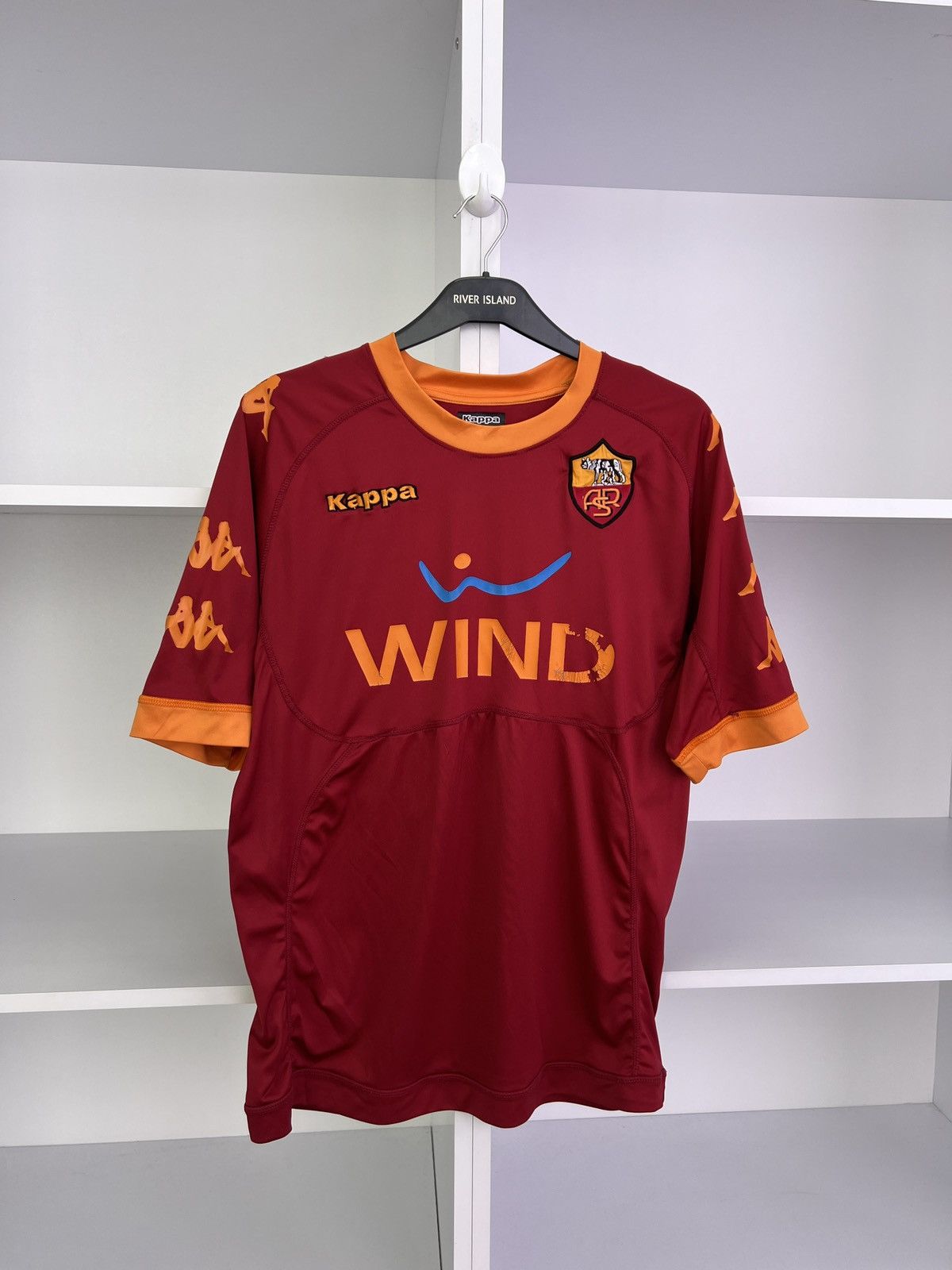 Kappa × Vintage Vintage Roma 12/13 De Rossi Home Jersey Size US XL / EU 56 / 4 - 4 Thumbnail