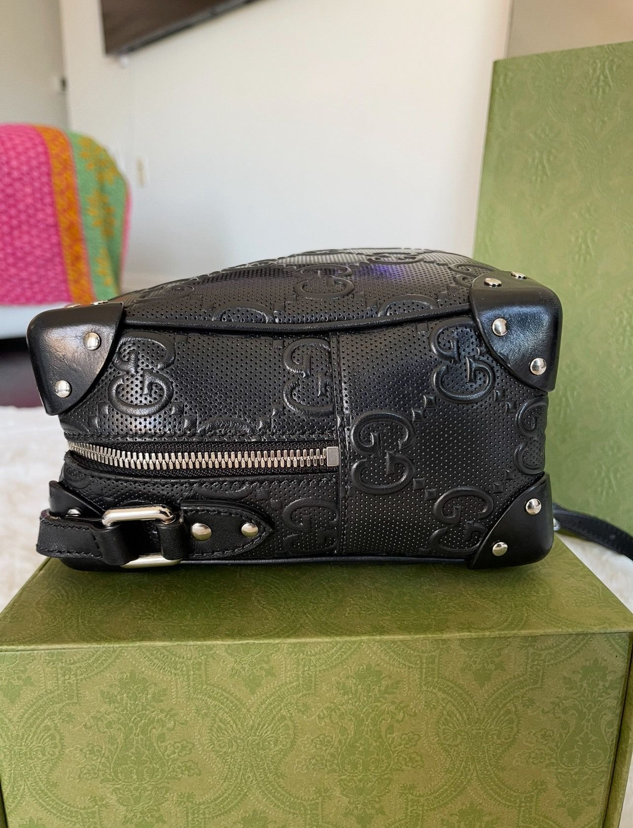 Gucci Gucci embossed crossbody bag Size ONE SIZE - 4 Thumbnail
