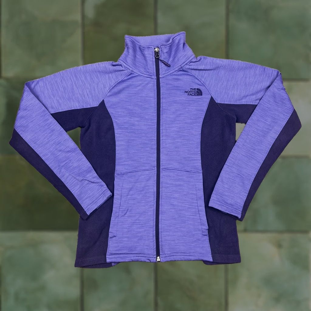 The North Face The North Face Purple Full Zip Activewear Jacket Womens S Embroidered Logo Shirt Size S / US 4 / IT 40 - 1 Thumbnail
