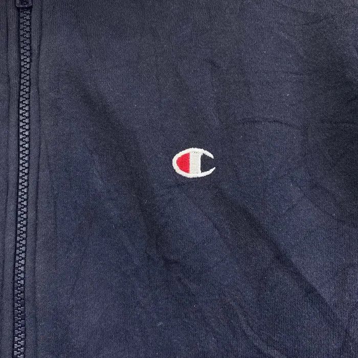 Champion Vtg 90’ CHAMPION PRODUCTS USA Minimalist Blue Hoodie Size US L / EU 52-54 / 3 - 4 Thumbnail