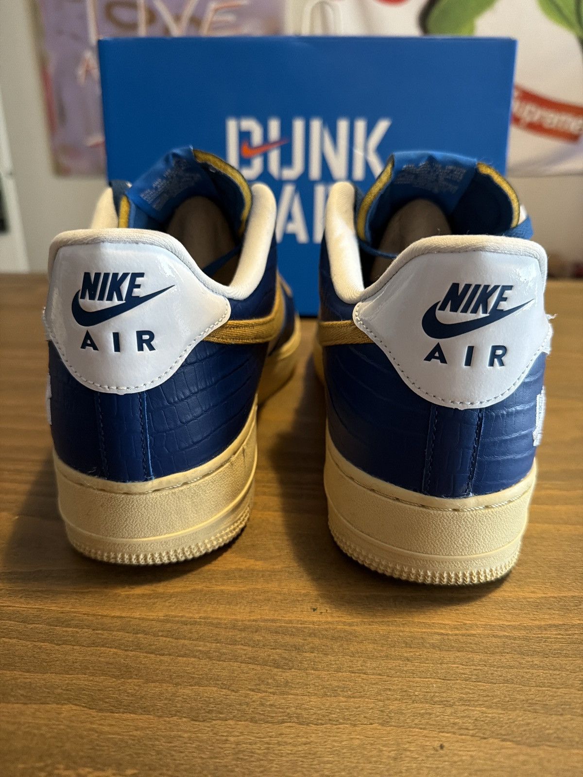 Nike × Undefeated Nike X Undefeated AF1 5 on it Size US 12.5 / EU 45-46 - 4 Thumbnail