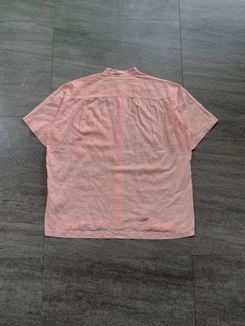 Issey Miyake FREE TAX! Linen Blend Shanghai Collared Shirt Size US M / EU 48-50 / 2 - 4 Thumbnail